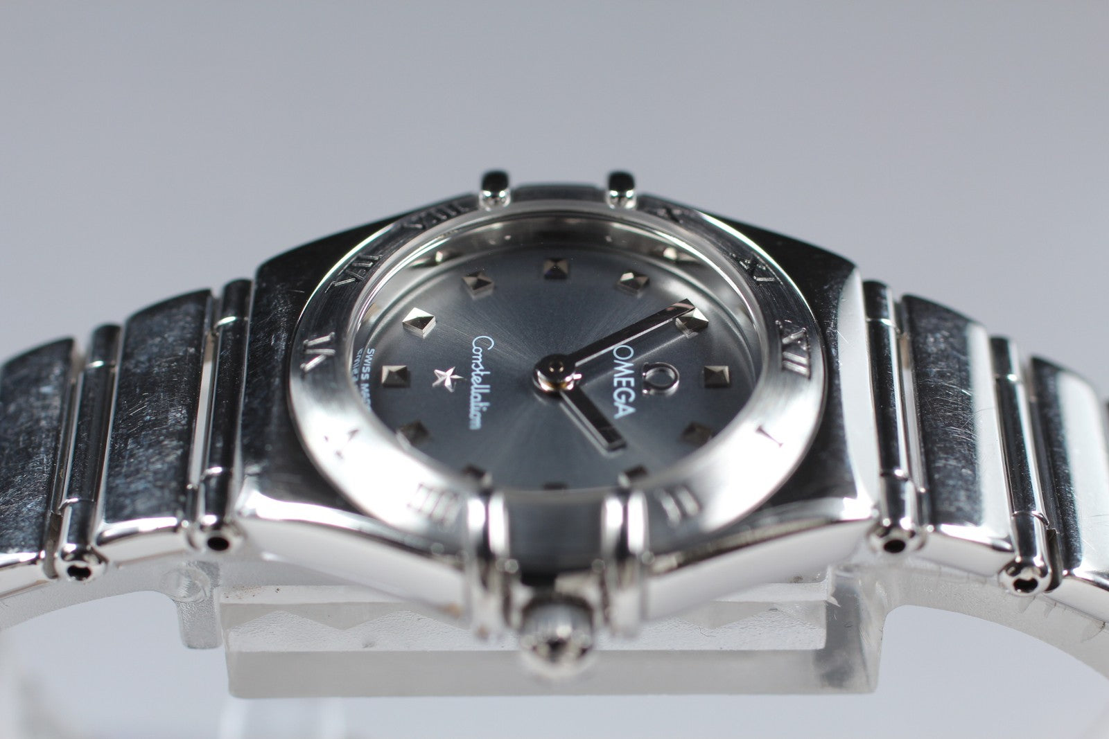 [Exc+5] Omega Constellation Mini 1561.51 Cal.1456 22mm Gray Womens Quartz Watch
