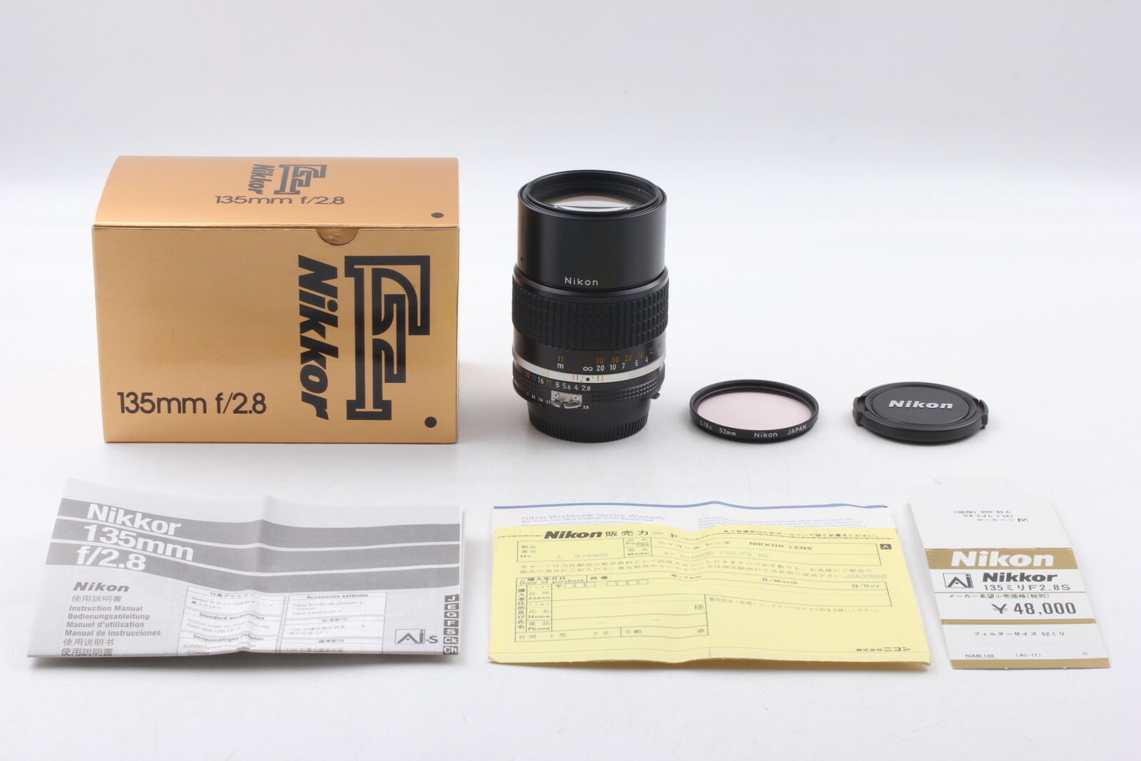 NOS [Top MINT] Nikon Ai-s Ais Micro Nikkor 135mm f2.8 MF Lens F Mount From JAPAN