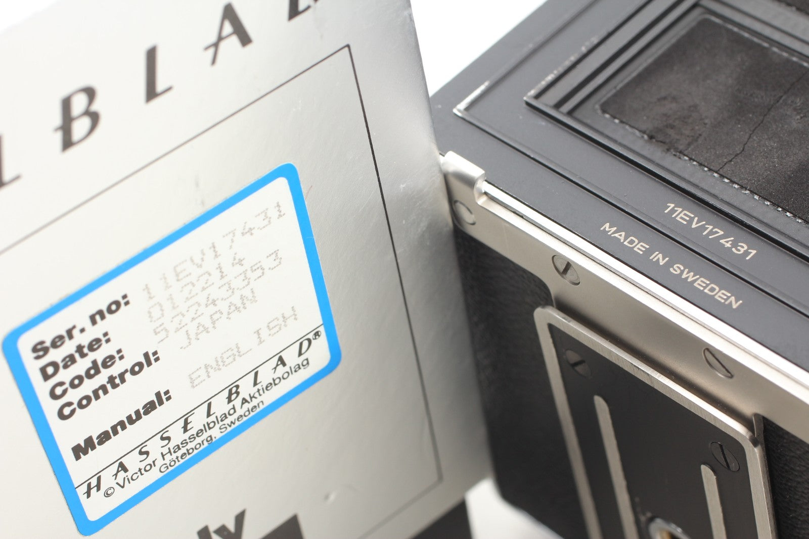 [MINT in Box] Hasselblad 503CX Film Camera  A12 From JAPAN