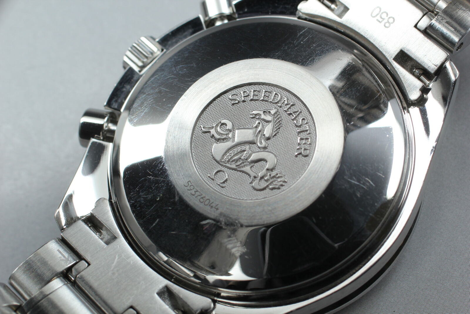 Overhauled [Exc+5 Box] Omega Speedmaster 3513.50 Chronograph AT Mens Watch JAPAN