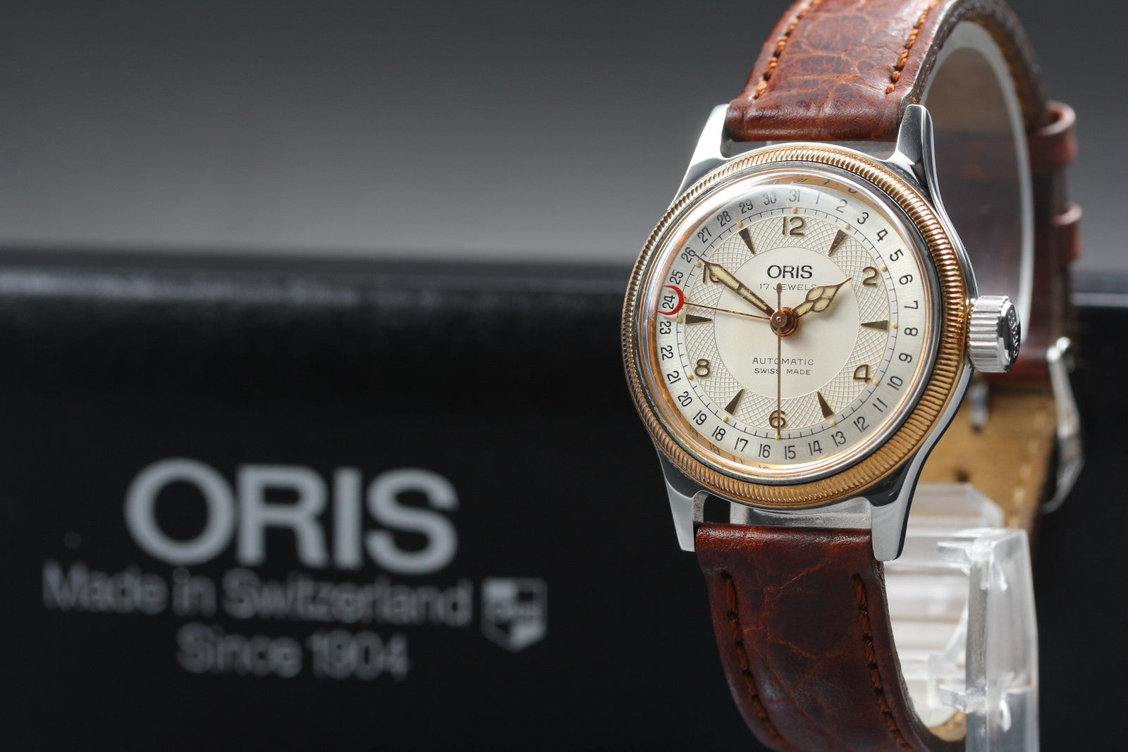 Vintage ORIS Big Crown Pointer Date 7400B 31mm Men's Automatic Watch [w /Box]