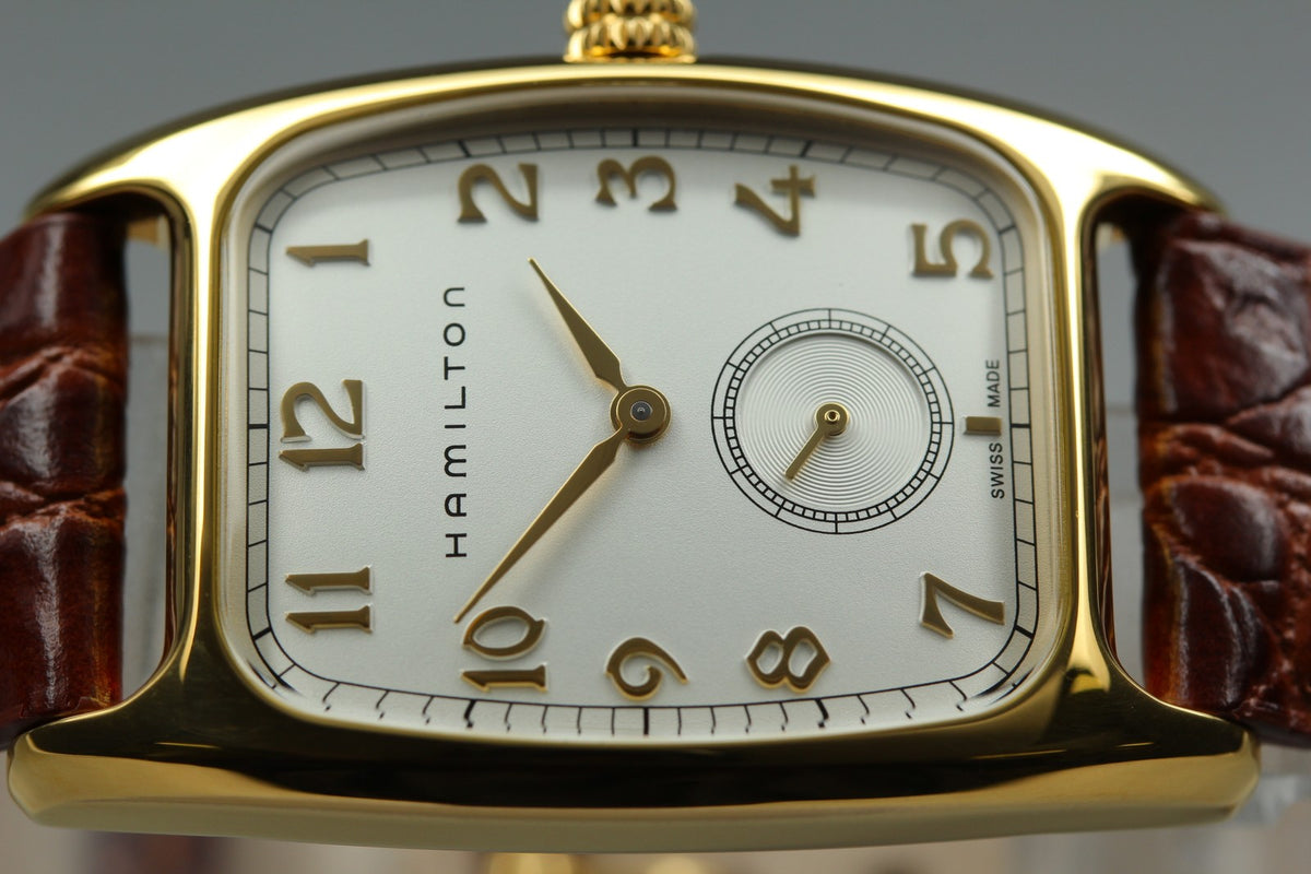 Hamilton American Classic Bolton H134310 27mm Gold Small Second Qz Unisex Watch