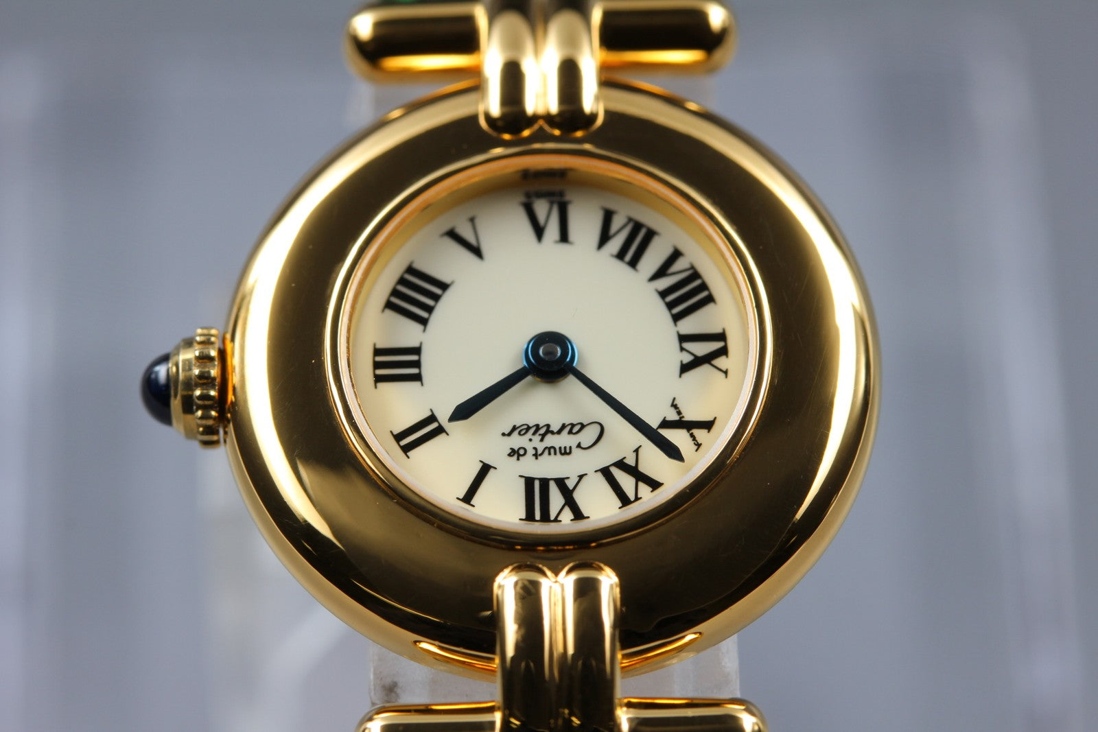 Vintage [Near MINT- Box] Cartier Must Colisee Vermeil 590002 Women's Qz Watch