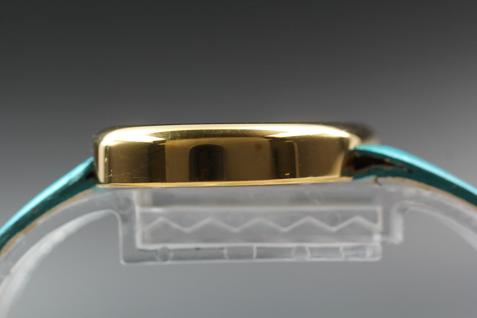 [Exc+5 Box] Yves Saint Laurent Heart Gold Turquoise 30mm Women's Watch Quartz