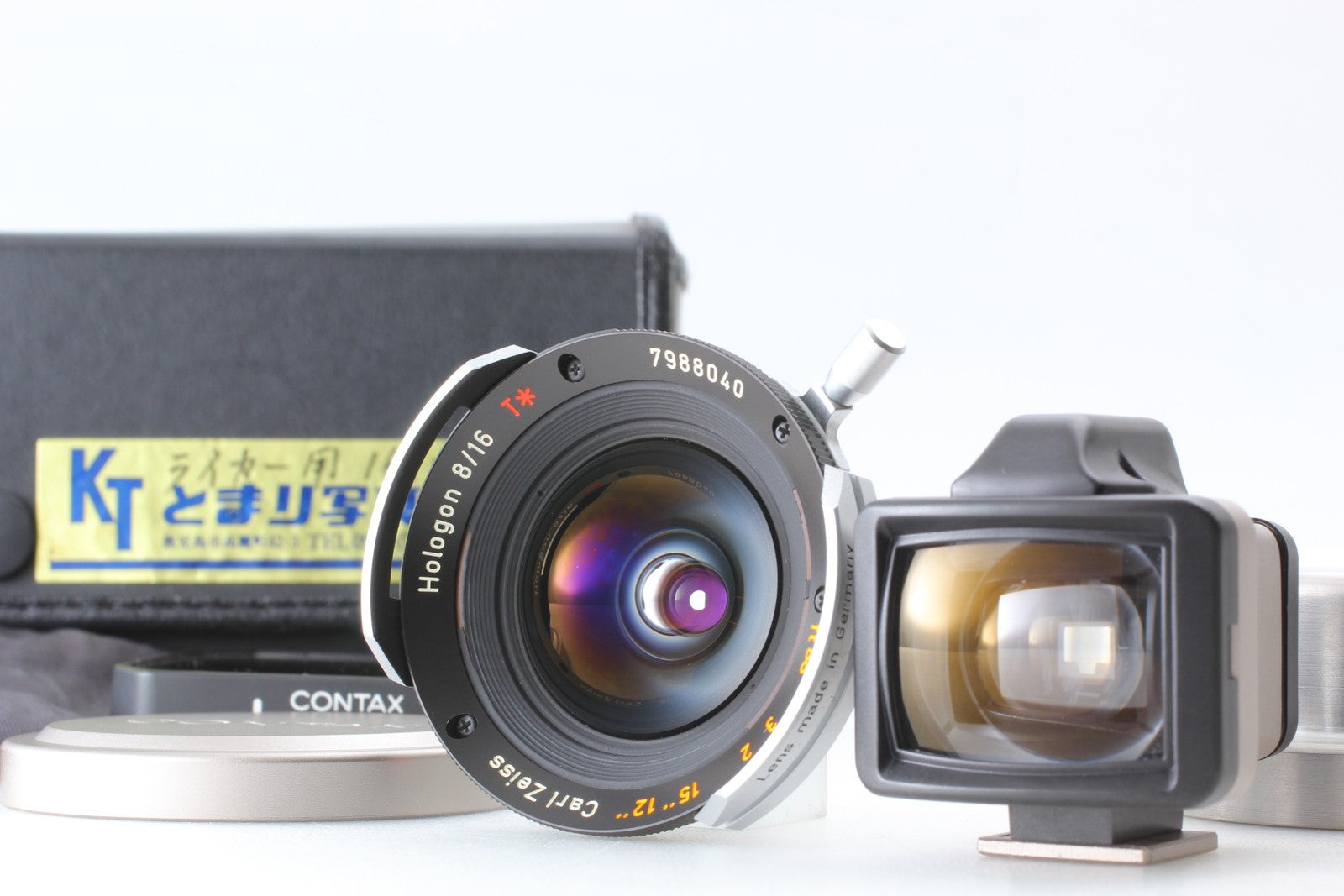 Leica M Mount [N MINT+++] Contax Hologon 16mm f8 Lens + GF16mm Finder From Japan