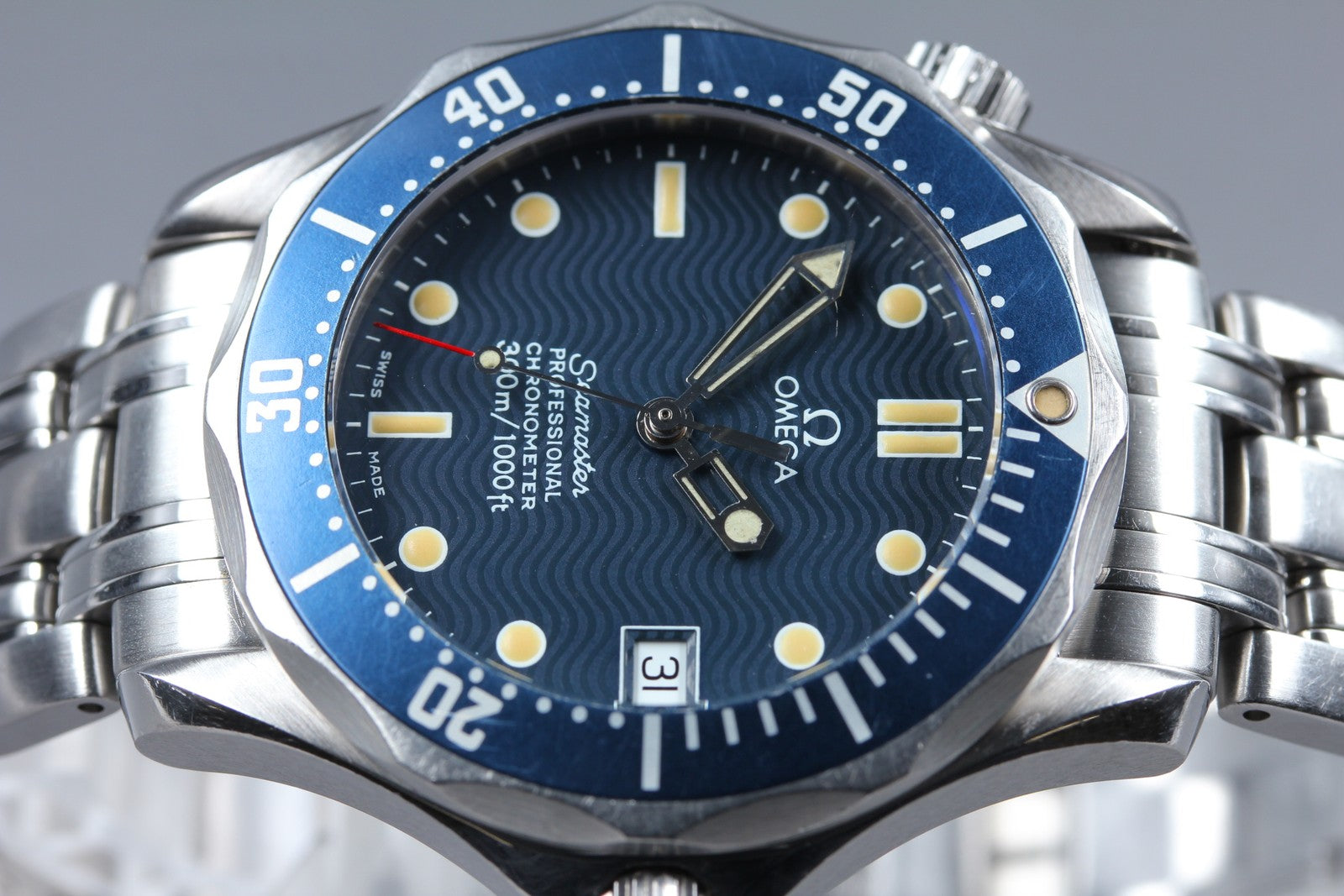 [Overhauled] OMEGA Seamaster 300M 2551.80 Cal.1109 AT Blue 36mm Unisex  Watch