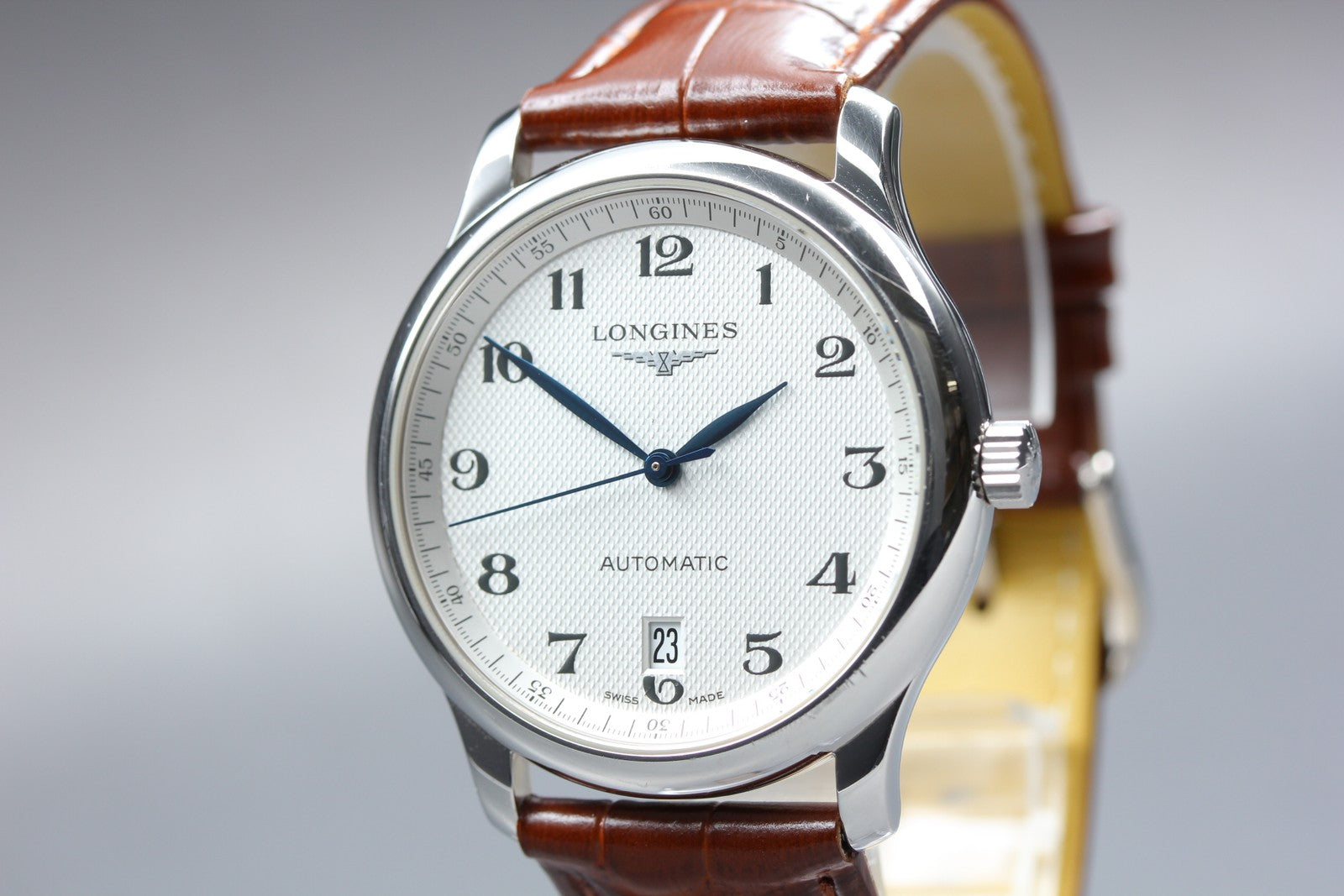 Longines Master Collection L2.628.4 Silver 37mm Automatic Men's Watch [w/Box]
