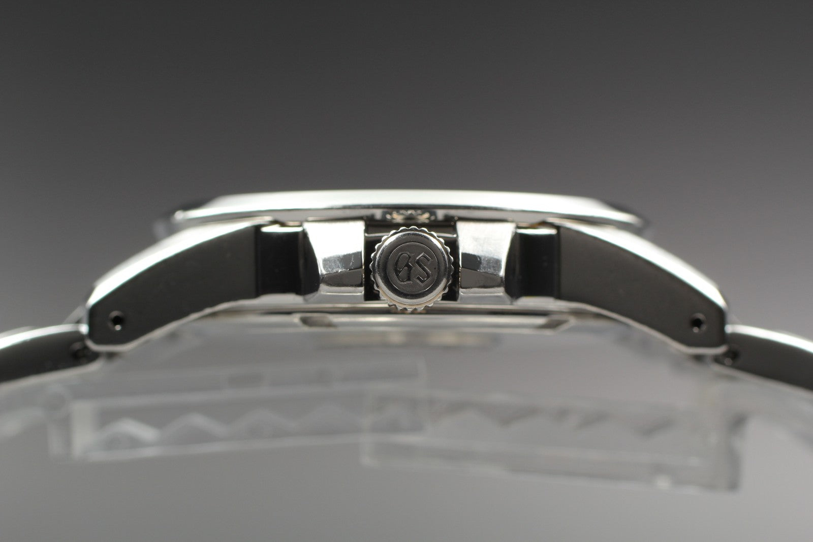 [Exc+5] Grand Seiko 9F62-0AA1 SBGX055 Date 37mm Quartz Men's Watch JAPAN