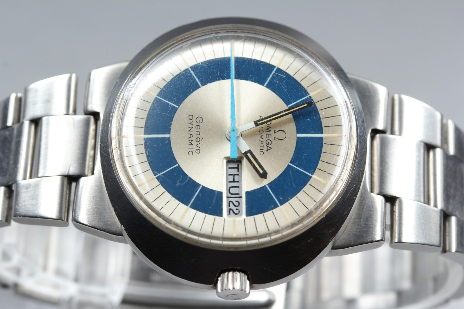 Vintage Omega Geneve DYNAMIC Tool 107 Day/Date 41mm Automatic Man's Watch