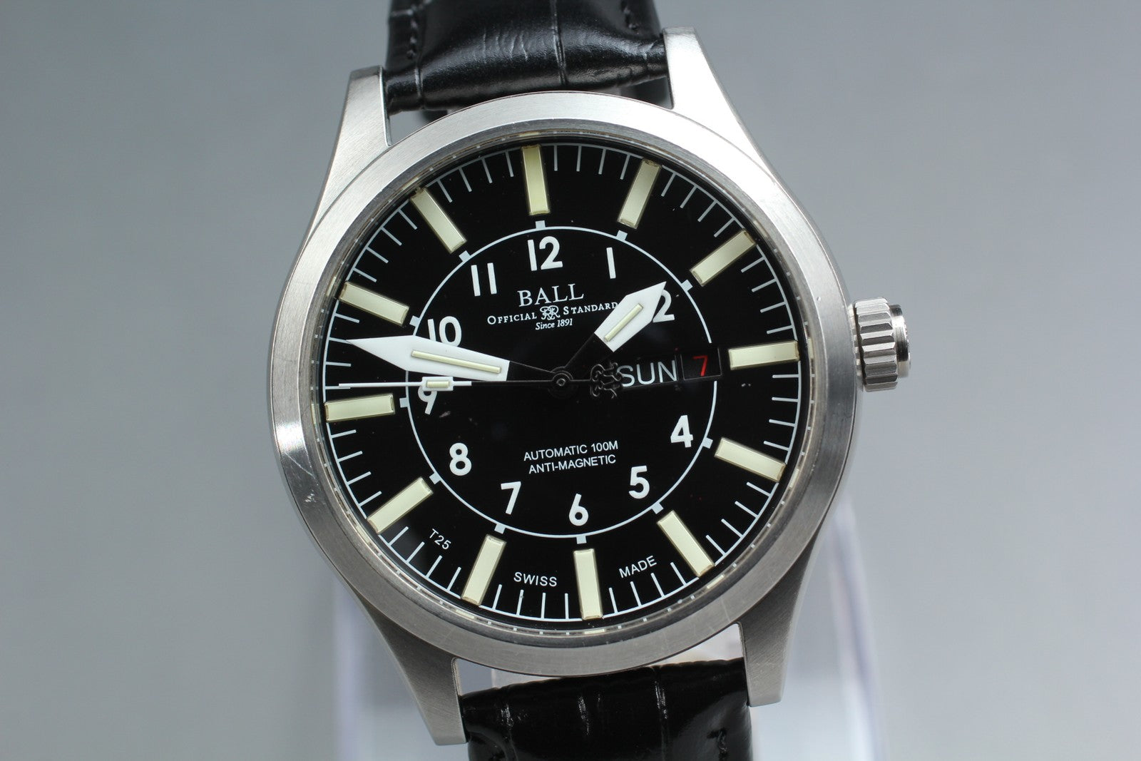 Ball Engineer Master II Aviator NM1086C Automatic Black Men's Watch 44mm JAPAN