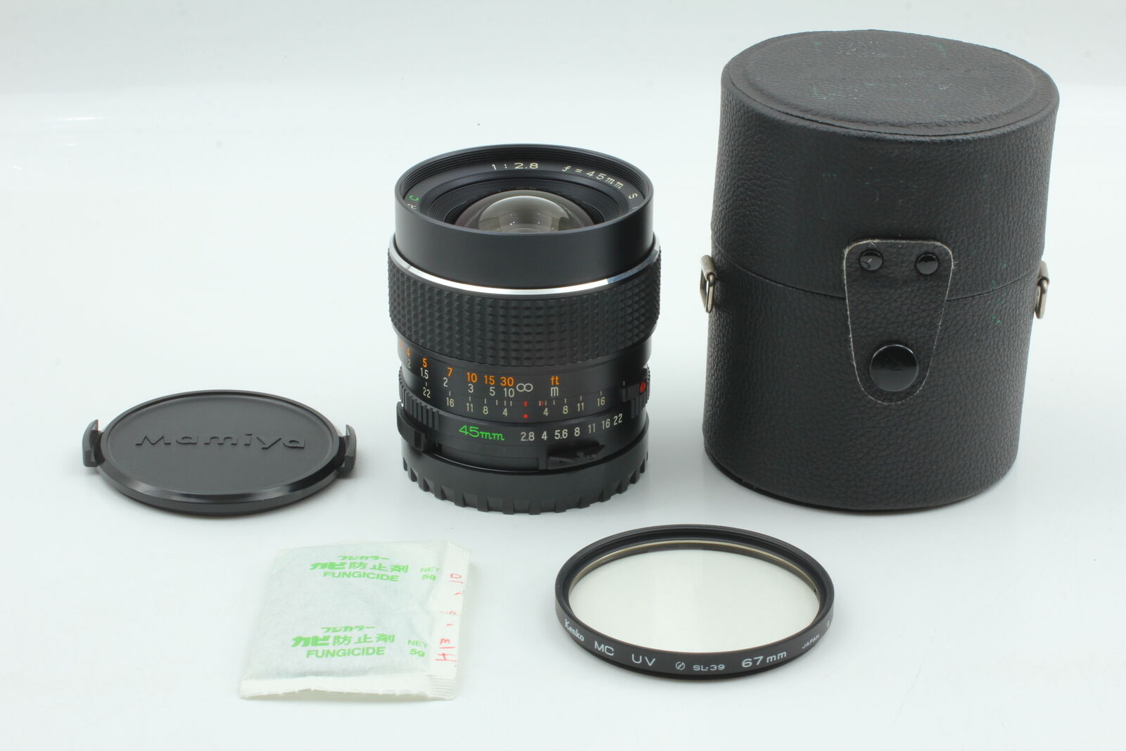 [Exc+5 w/Case] Mamiya Sekor C 45mm f2.8 S Lens for M645 Super Pro TL From JAPAN