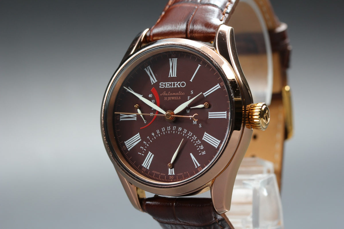 [Limited] SEIKO Presage 6R24-00J0 SARD014 Gold Brown AT Men's Watch JAPAN BOX