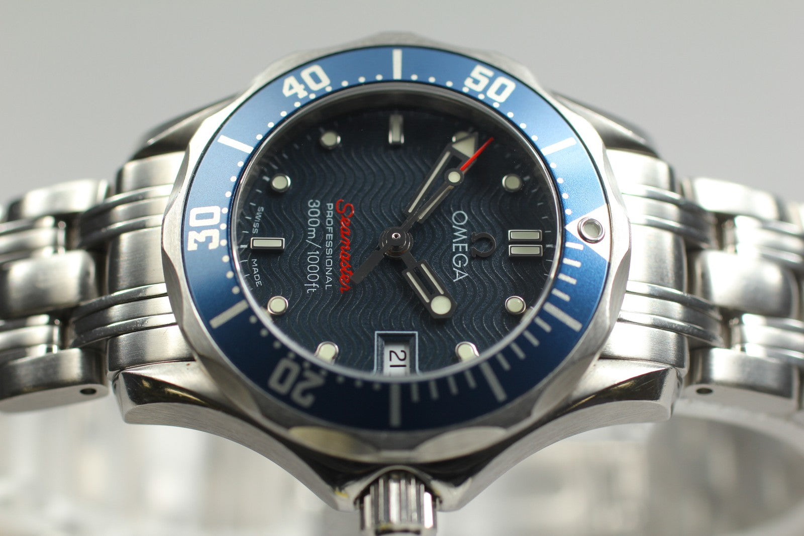 New Batt[N MINT]Box OMEGA Seamaster Professional 2224.8 Cal.1424 Ladies Quartz