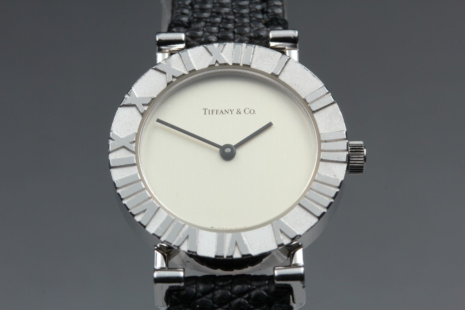 Tiffany & Co Atlas L0640 Sterling Silver 925 24mm Woman's Quartz Watch [Box]