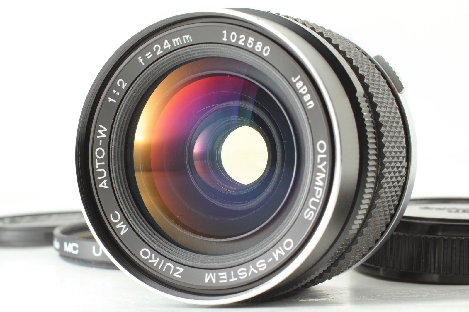 Exc+5] Olympus OM-SYSTEM Zuiko Auto-W 24mm f2 Wide ANgle MF Lens From
