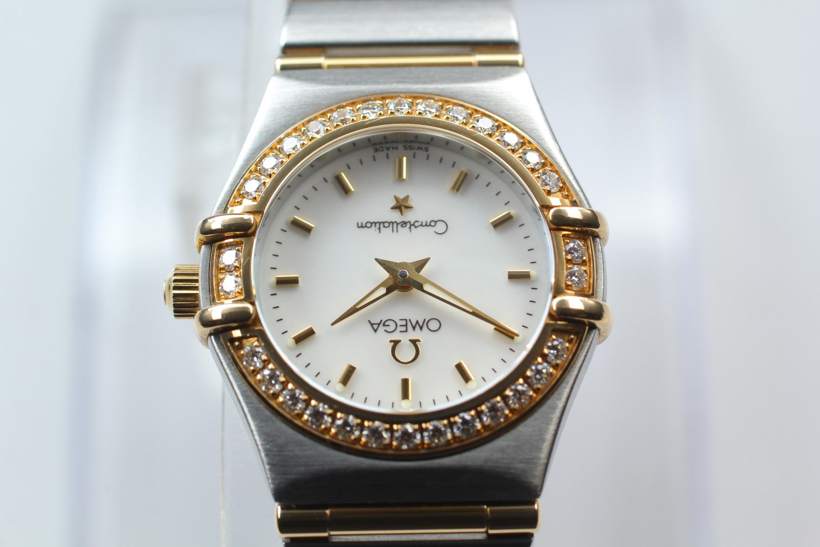 OMEGA Constellation Mini 895.1203 Cal.1456 Diamond 22mm Quartz Womens Watch