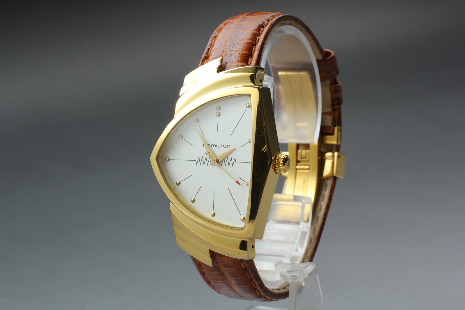 New Batt Hamilton Ventura H243010 Quartz White Dial Women's Watch 32mm JAPAN Box