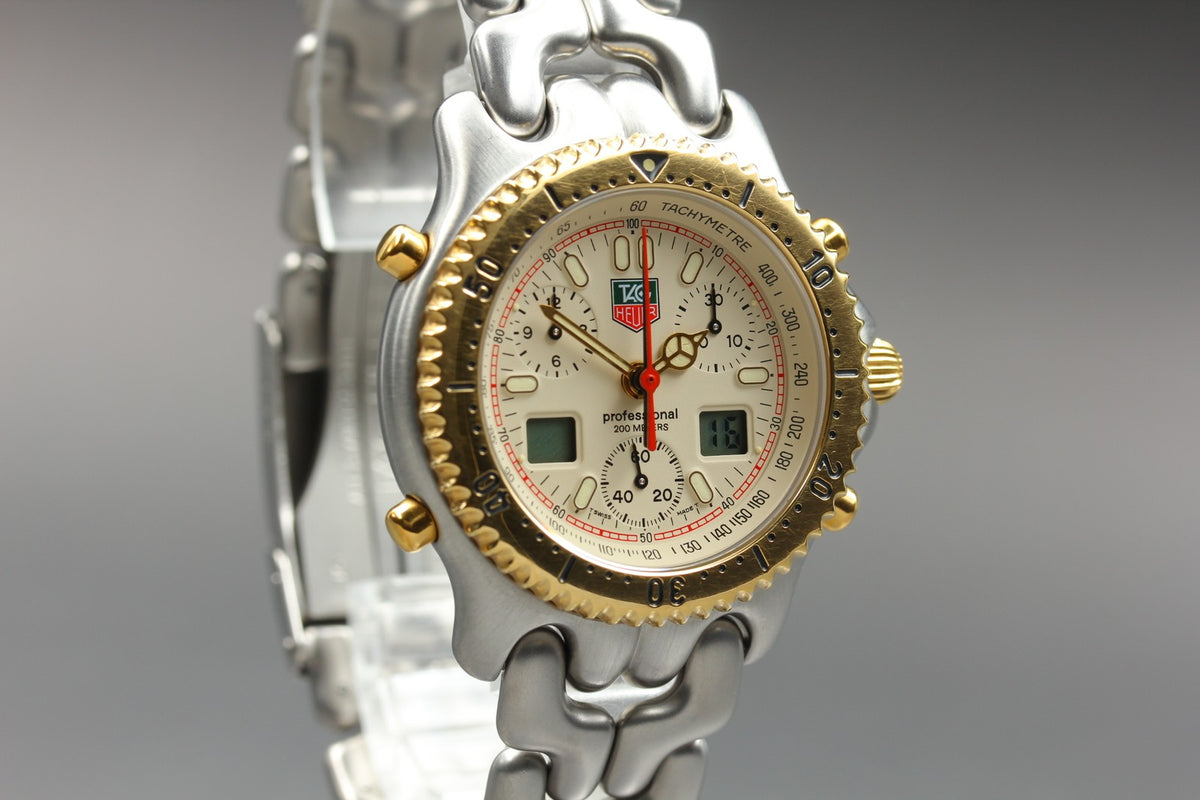 TAG Heuer SEL CG1123-0 Chronograph Ayrton Senna Quartz Men's Watch 39mm JAPAN