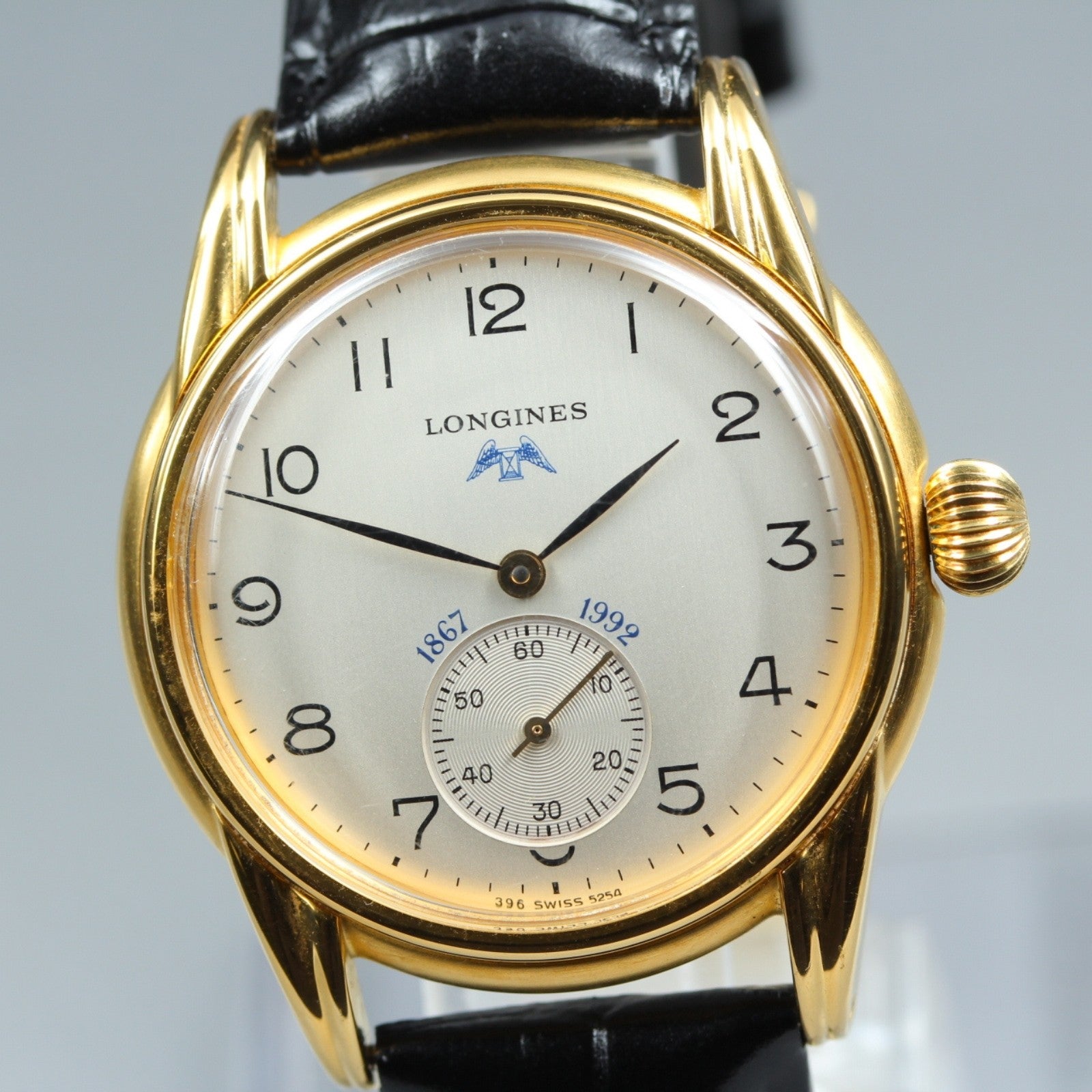 Vintage LONGINES Longines 125th Anniversary 5254 Manual Men's Watch 33mm JAPAN