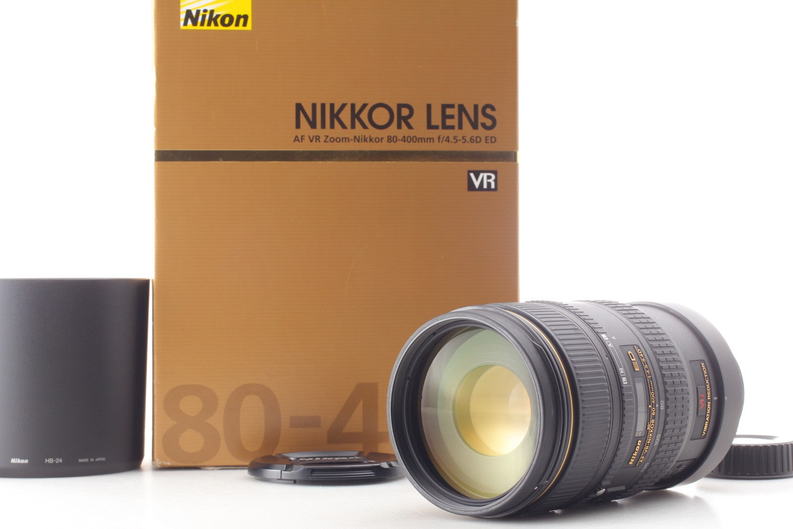 [MINT w/Box] Nikon ED AF VR Nikkor 80-400mm f4.5-5.6 D VR Zoom Lens From JAPAN