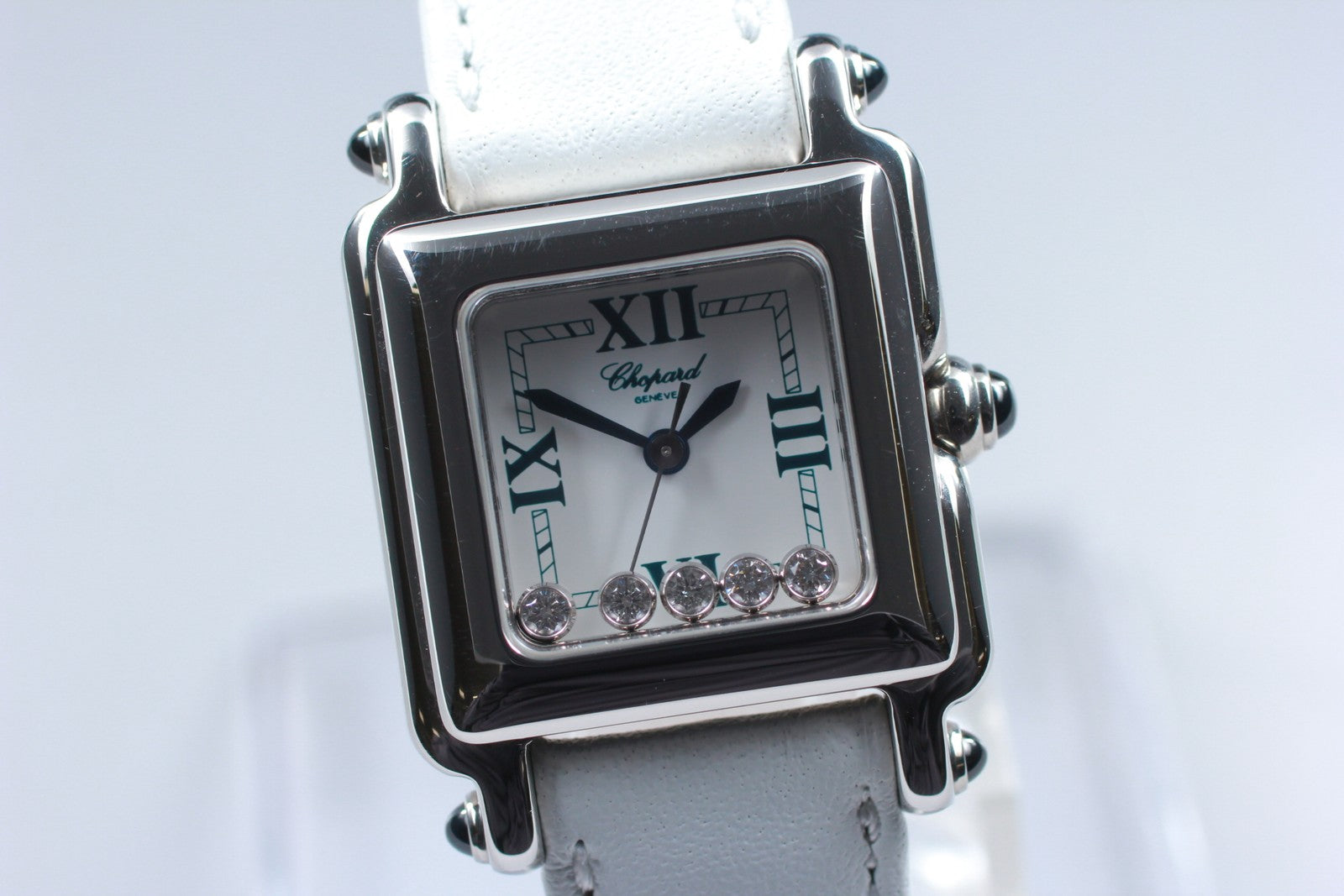 [Exc+5 Box] Chopard Happy Sport 27/8892-23 Diamond White Quartz Women’s Watch