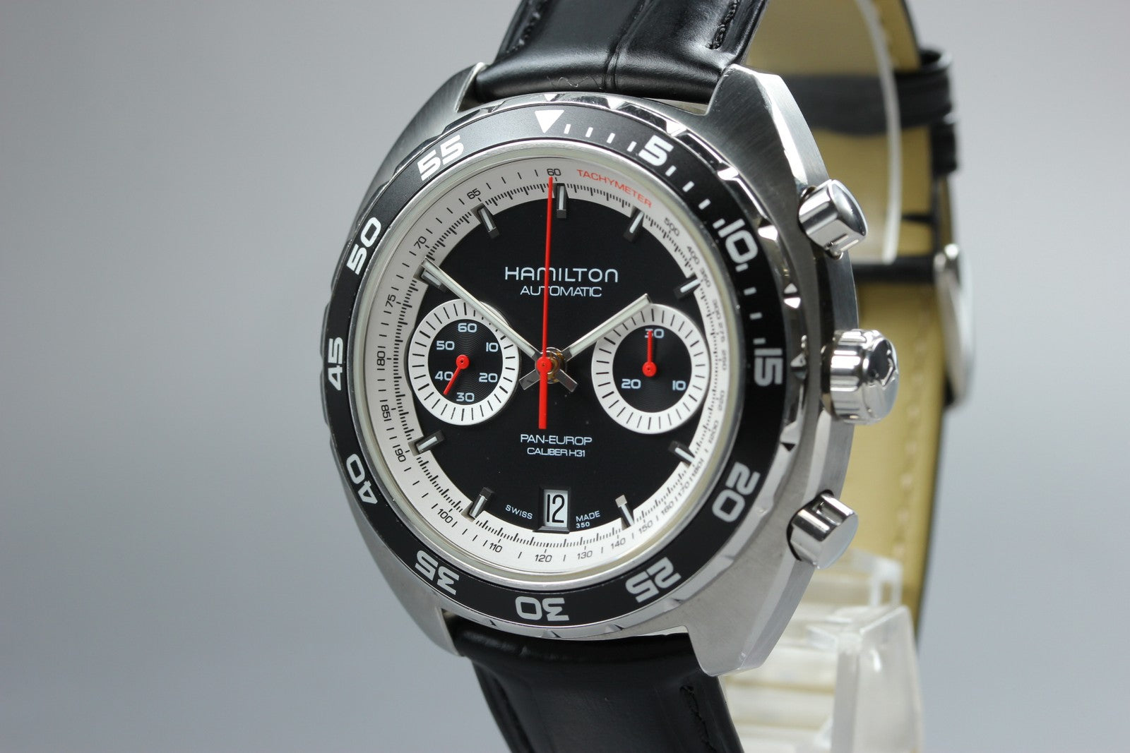 HAMILTON Pan Europ H357560 Chronograph 44mm Automatic Black Men's Watch