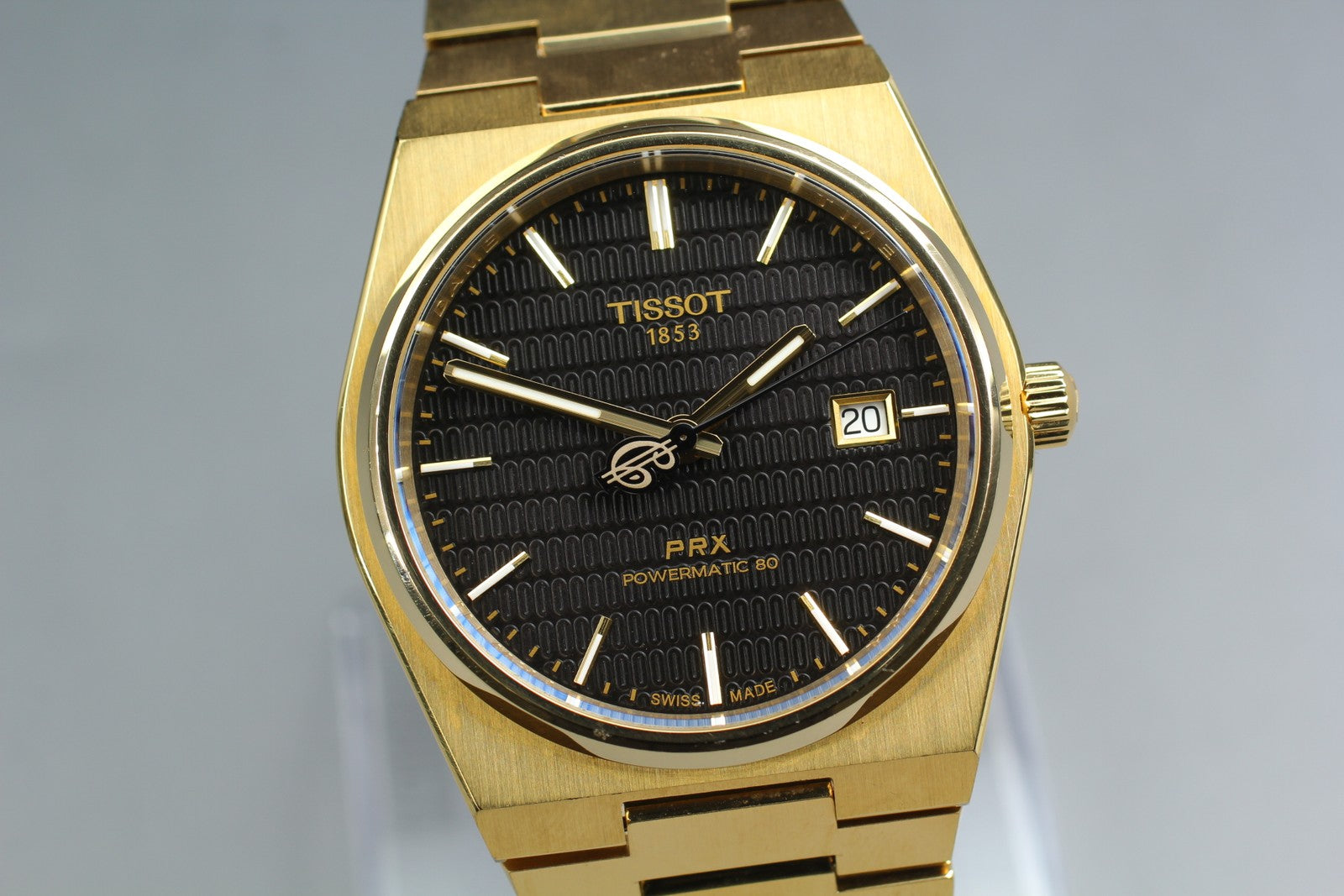 TISSOT Tissot PRX T137407T ADL Black Dial Automatic Men's Watch From JAPAN Exc+5
