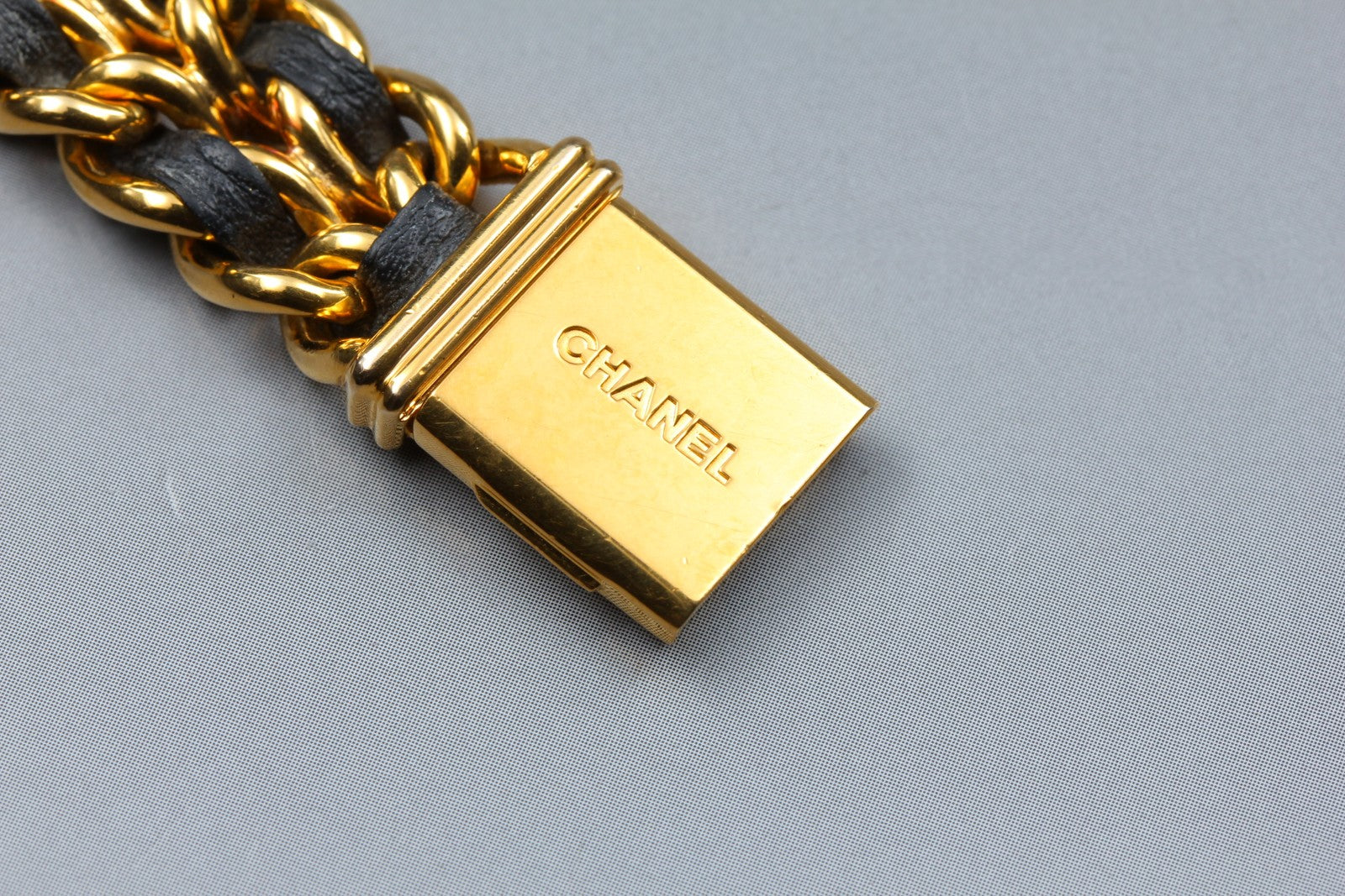 [Overhauled] CHANEL Premiere L Size Black Dial Gold 20mm Quartz Women’s Watch