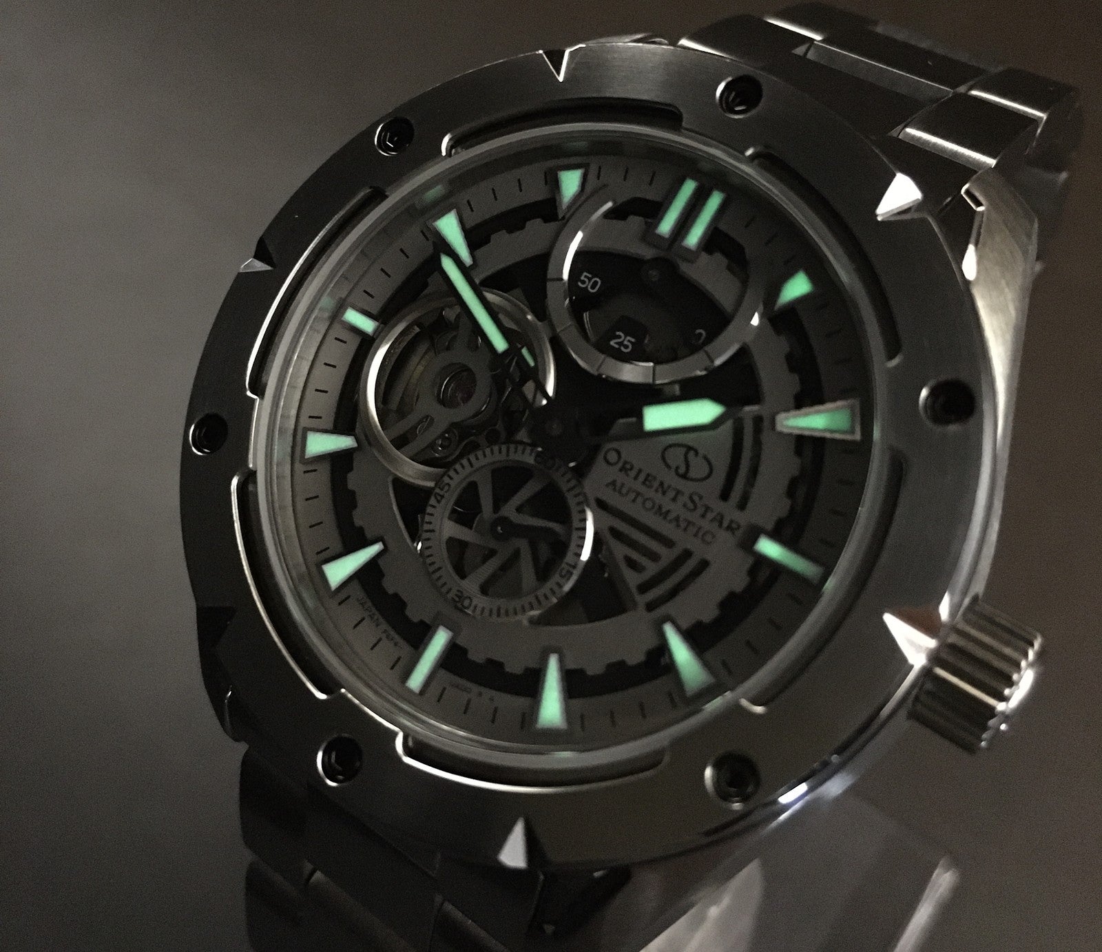 [Near MINT] Orient Star Avant-Garde Skeleton F6F4-UAF0 RK-AV0A02S AT Men's Watch