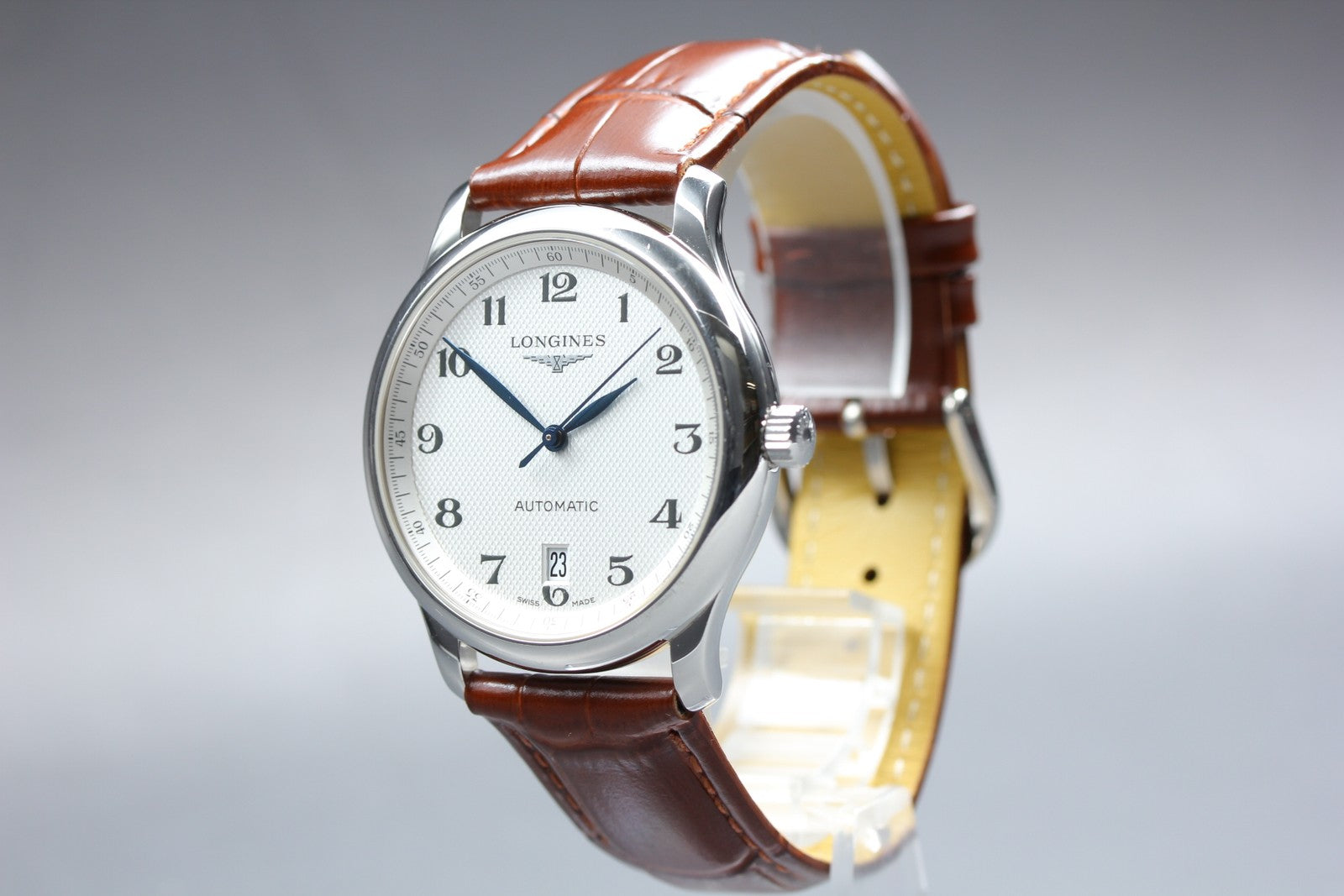 Longines Master Collection L2.628.4 Silver 37mm Automatic Men's Watch [w/Box]