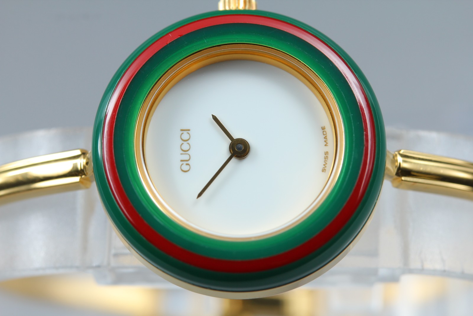 New Batt Gucci Change Bezel 11/12.2 12Color Women's White Quartz Watch JAPAN