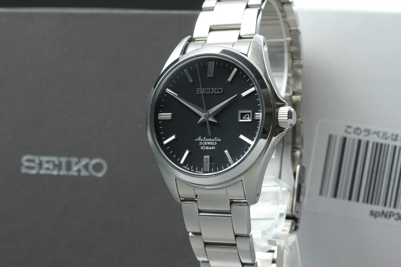 SEIKO Mechanical 4R35-03X0 SZSB012 Automatic Black Men's Watch 39mm JAPAN Box