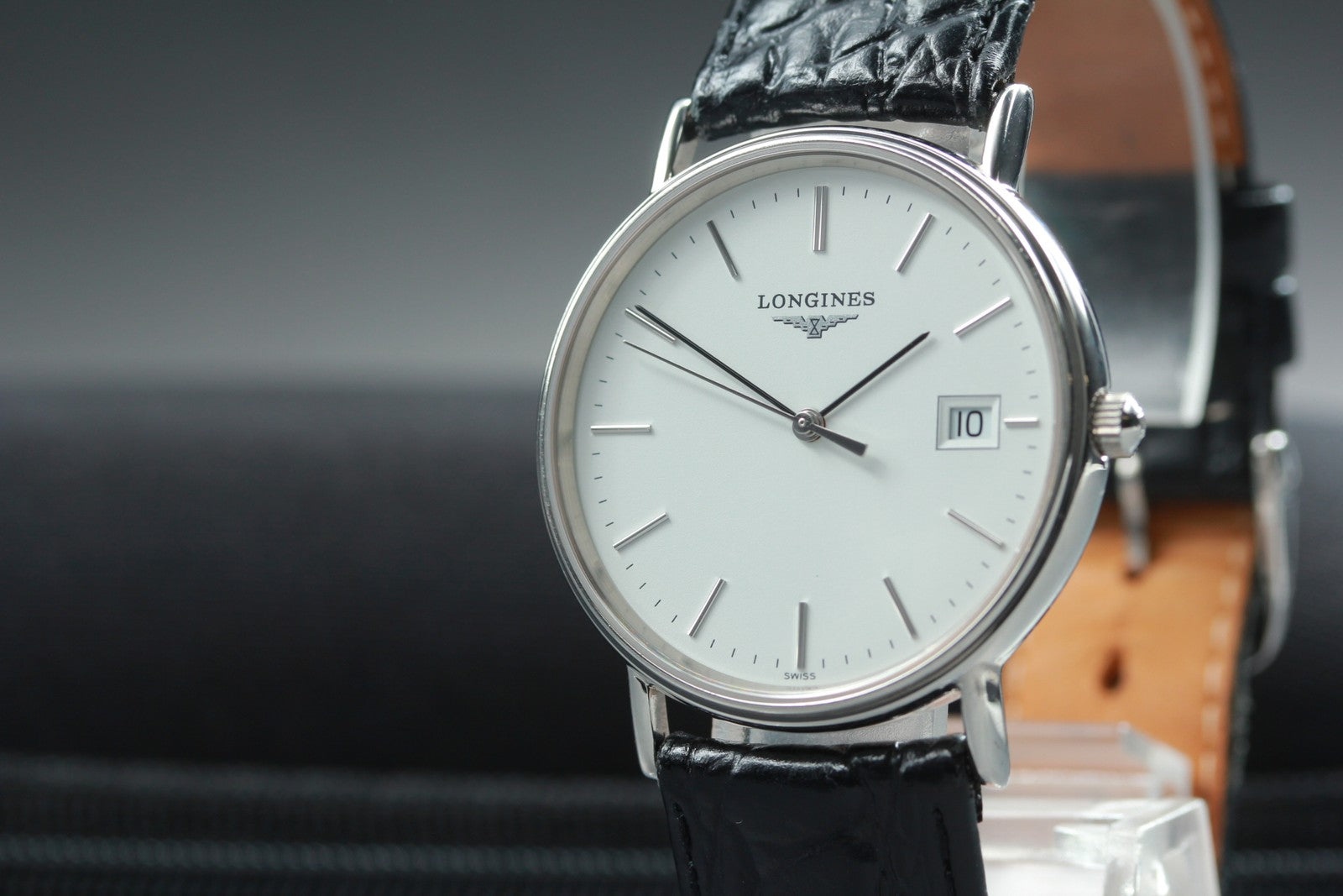 [Exc+5] LONGINES Grand Classic L4.720.4 White Dial 32mm Quartz Men's Watch