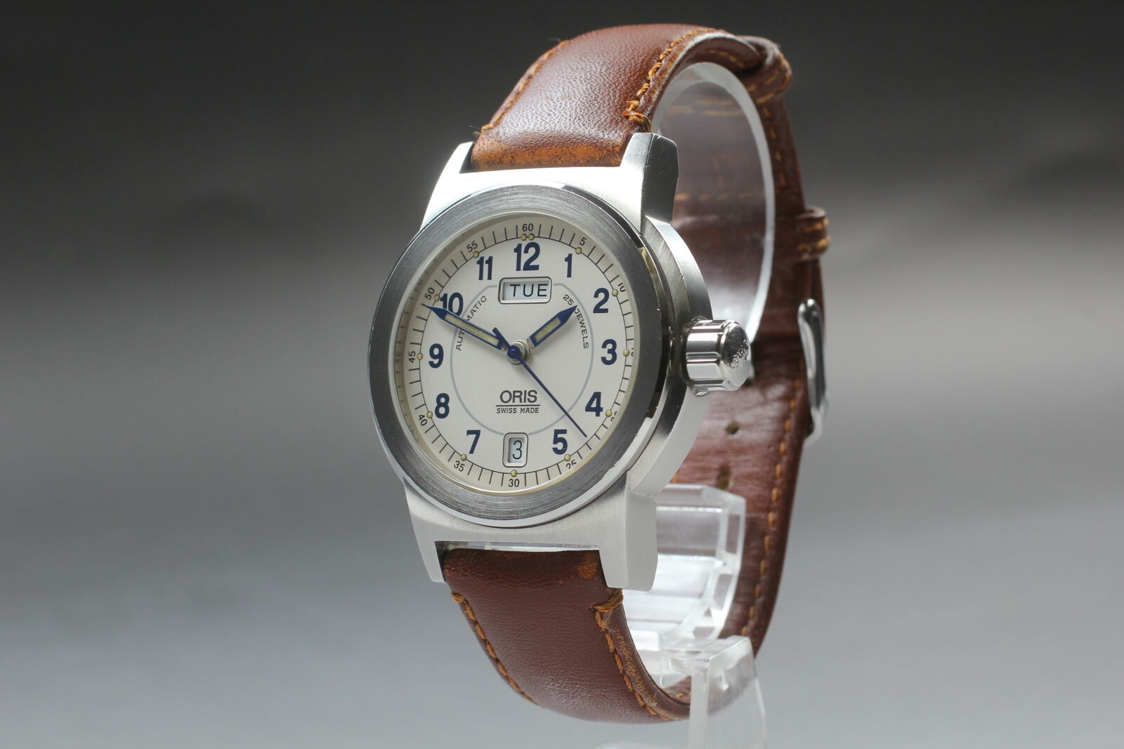 [Exc+5] ORIS Big Crown 7500 Silver Automatic Day/Date 40mm 25J Men's Watch JAPAN