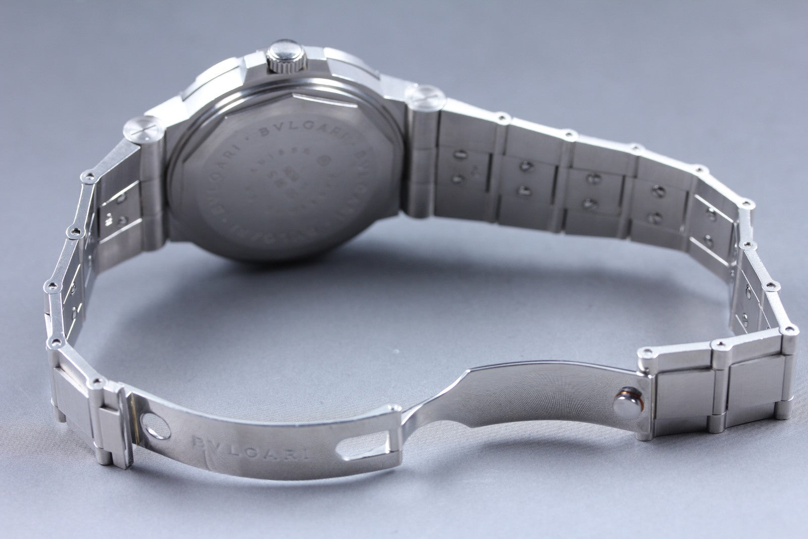 Overhauled [Exc+5] BVLGARI Diagono Scuba SD38S Black Automatic Men's Watch