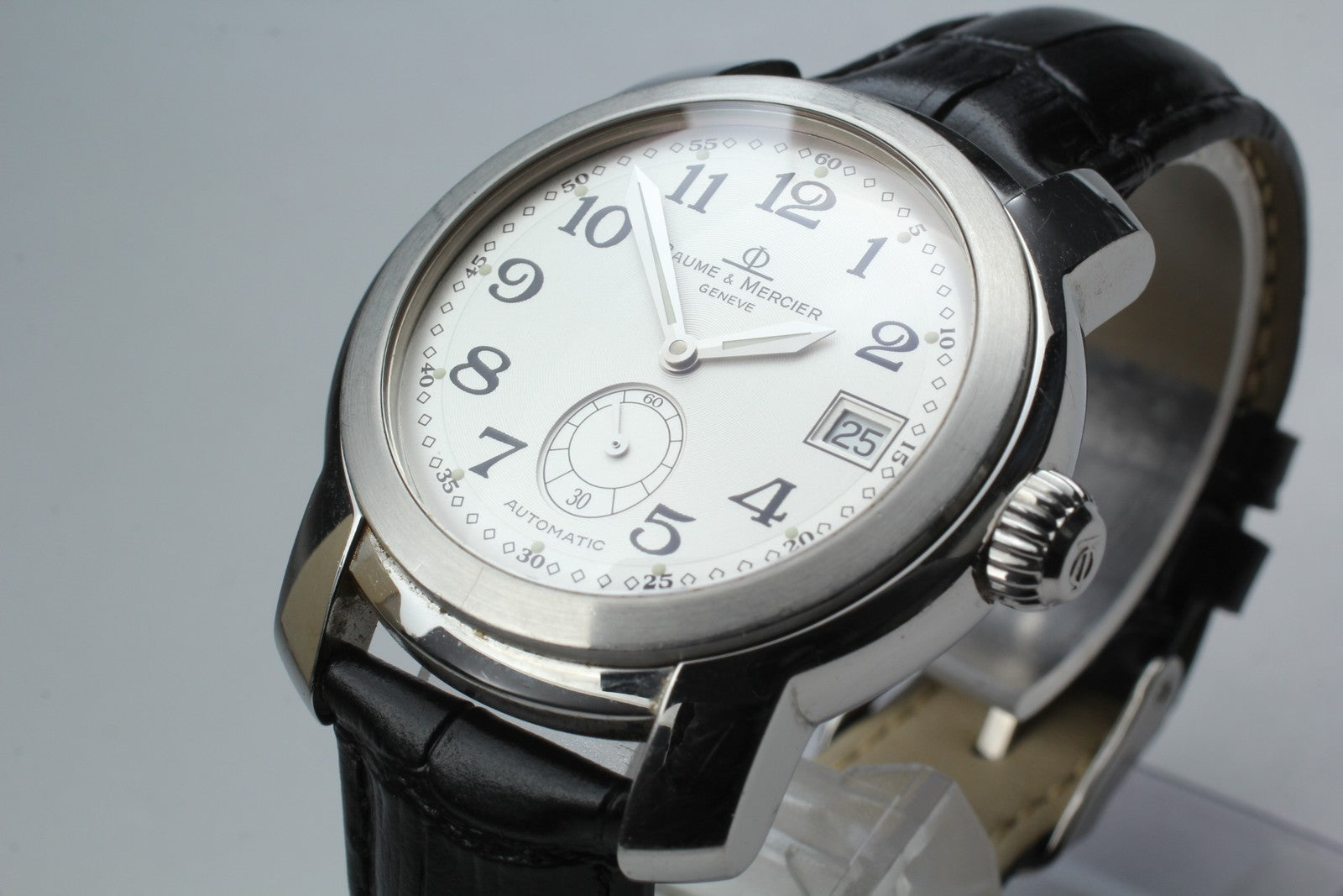 BAUME＆MERCIER Capeland MV045221 Silver Automatic Date Men's Watch 37mm Japan