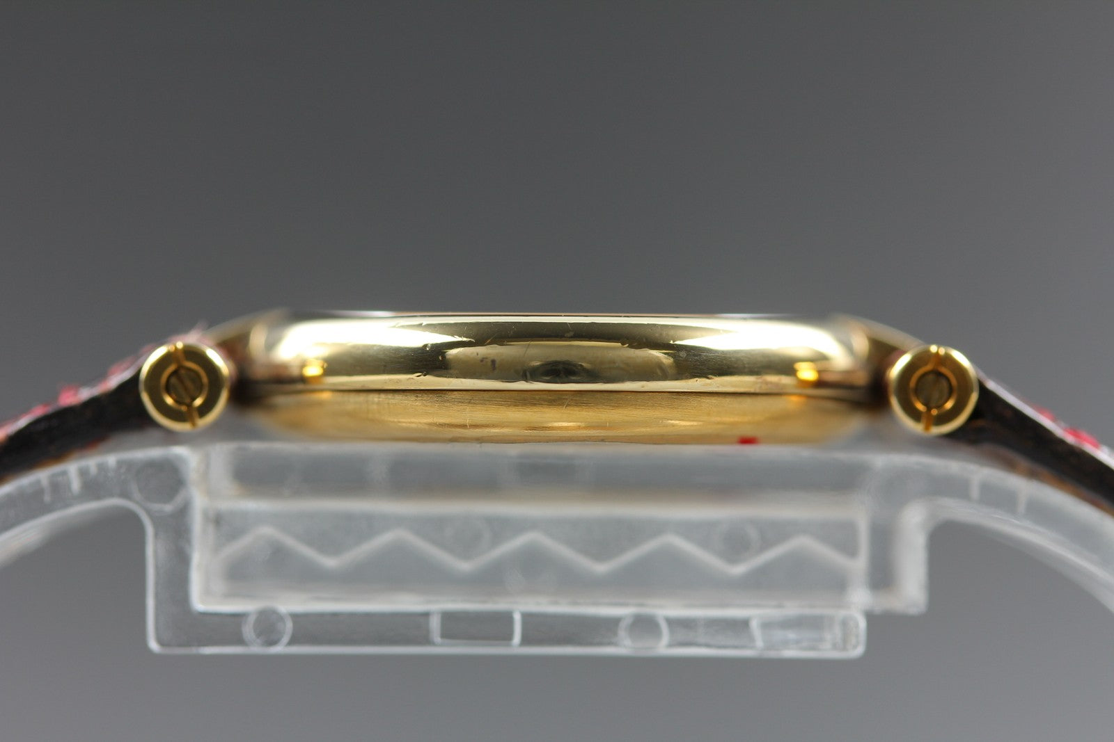Vintage [Exc+4 Box] Cartier Must Vendome Vermeil Gold 23mm Women's Quartz Watch