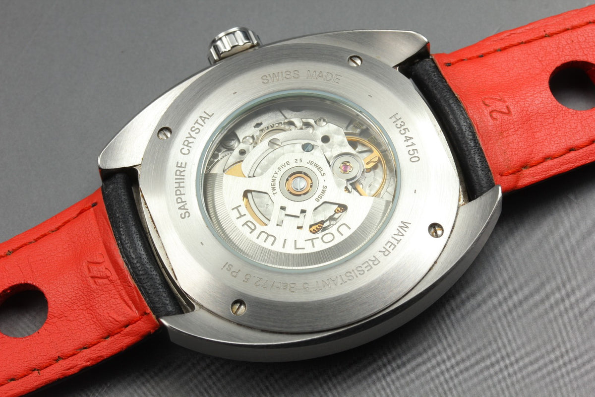Hamilton Pan Europ H354150 H600354104 Automatic Day/Date Men's Watch 43mm JAPAN