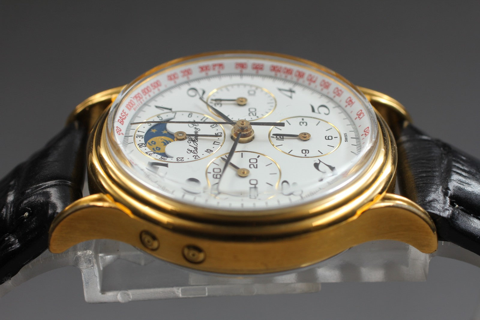 TAG Heuer Edward Heuer 125th Anniversary 188.205/1 Manual Men's Watch 34mm JAPAN