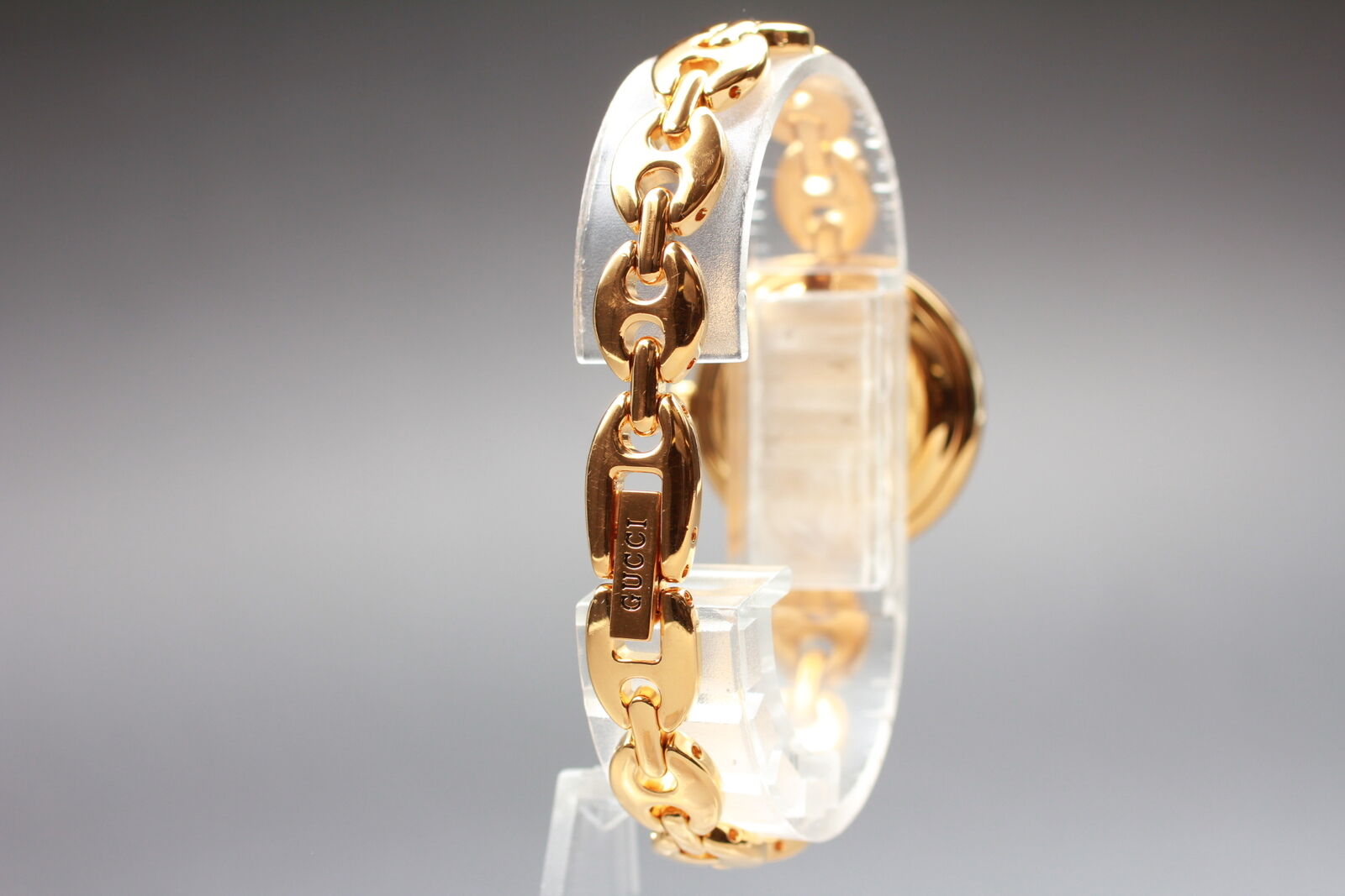New Battery [Exc+5 Box] Gucci Change Bezel 11/12.2 Gold Women's Quartz Watch JP