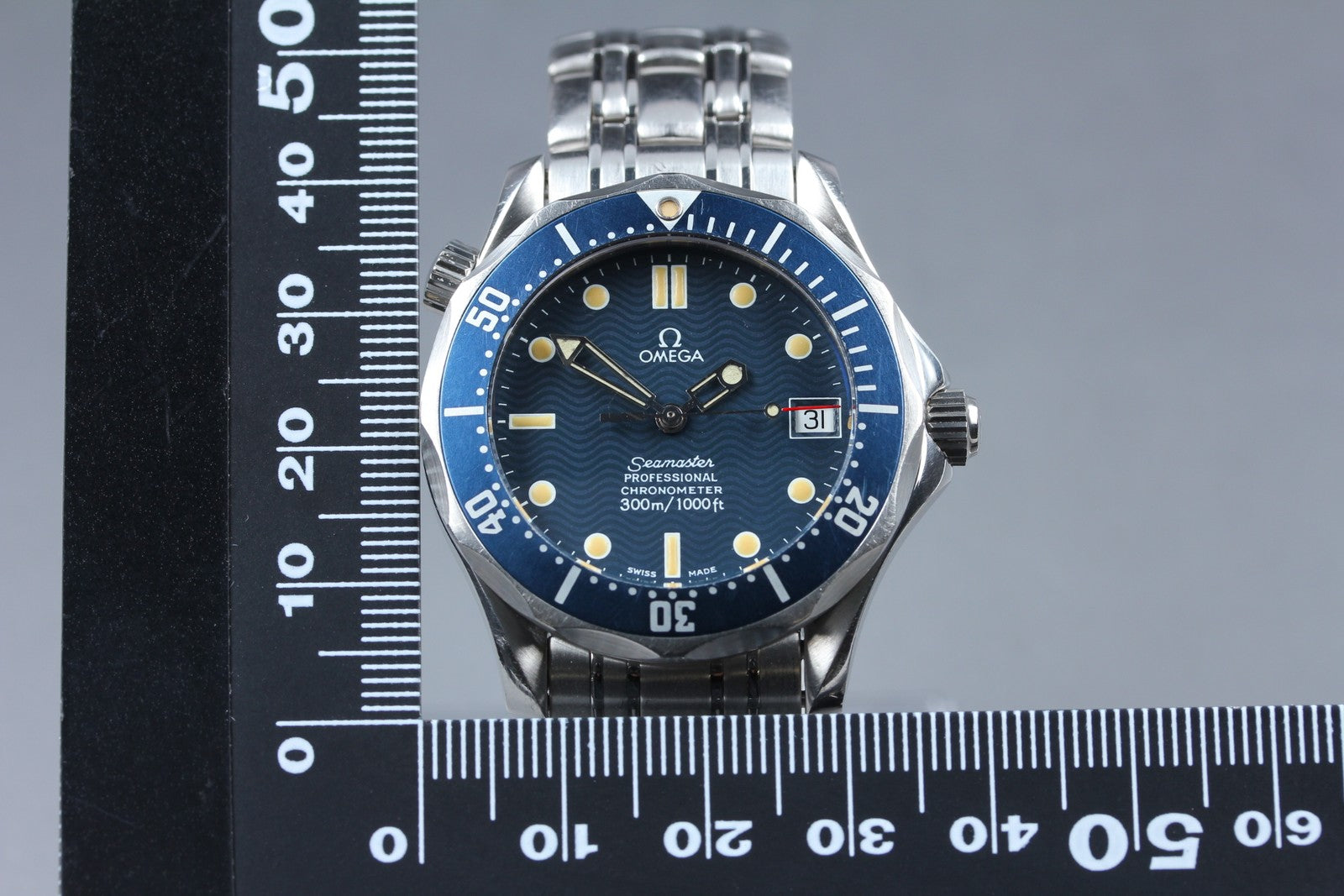[Overhauled] OMEGA Seamaster 300M 2551.80 Cal.1109 AT Blue 36mm Unisex  Watch