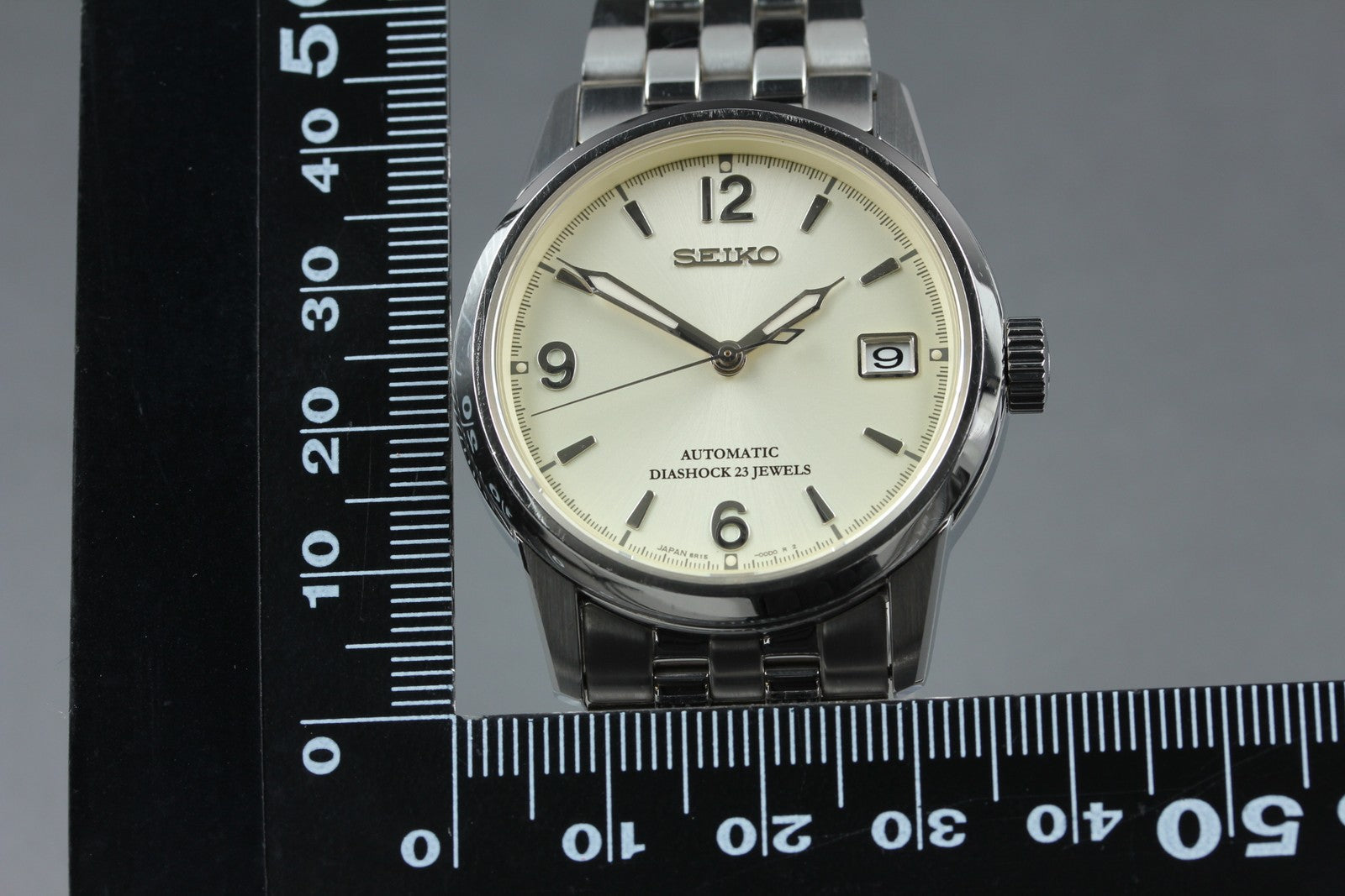 SEIKO SPIRIT 6R15-00B0 SCVS009 Date 36mm Automatic Men’s Watch JAPAN