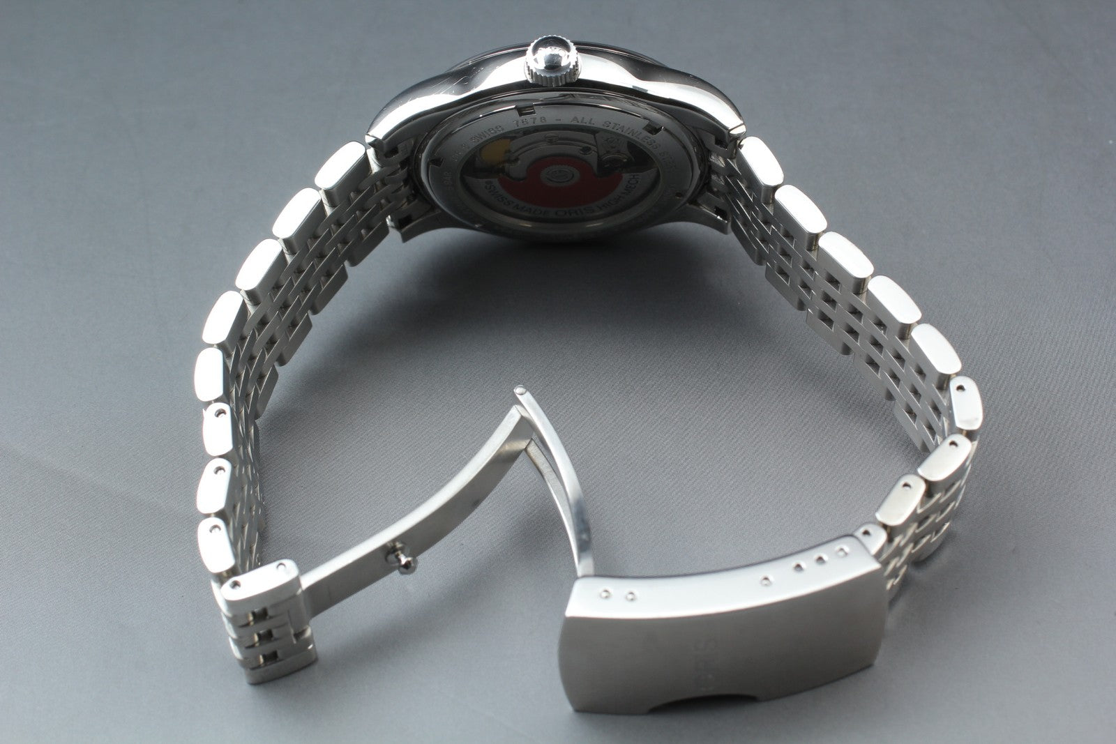 [Exc+5 Box] ORIS Classic Date 7578 Silver 37mm Automatic Men's Watch JAPAN