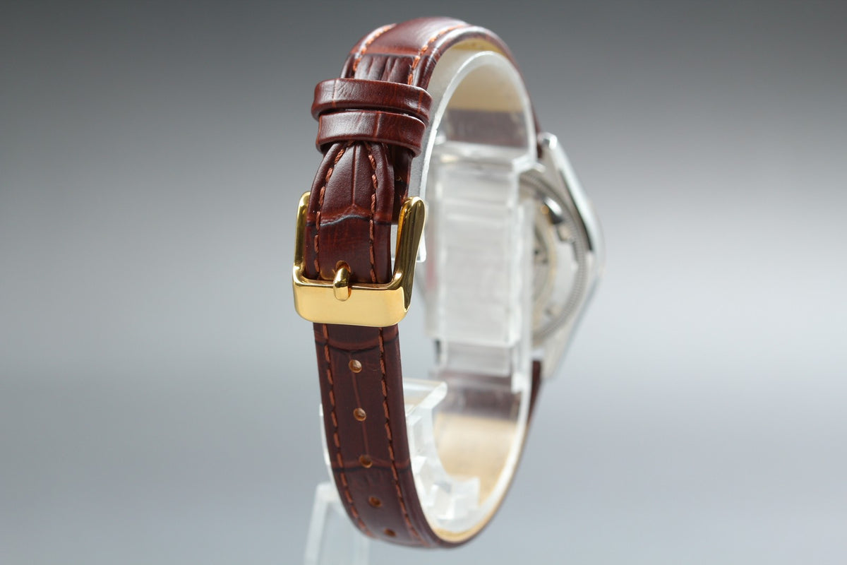 ORIS Big Crown Pointer Date 7680A Silver Dial Brown 28mm Automatic Women's Watch