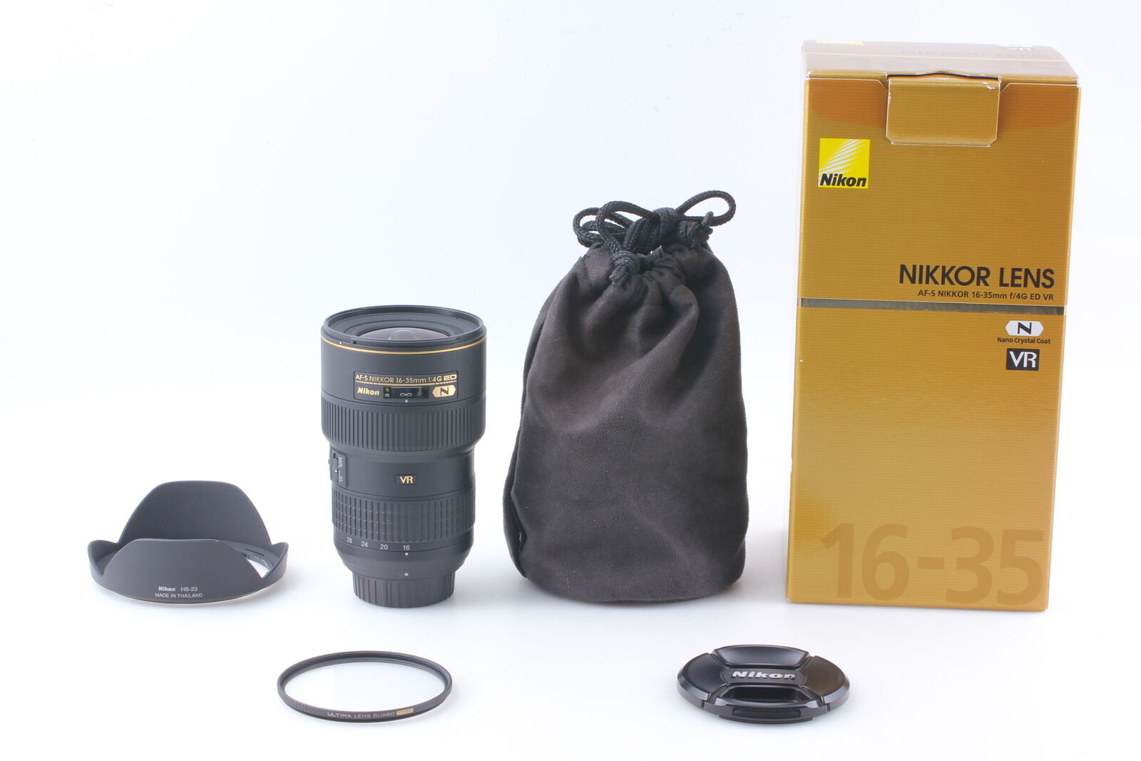 [MINT in Box] Nikon AF-S Nikkor 16-35mm f4 G ED VR N Zoom Lens From JAPAN