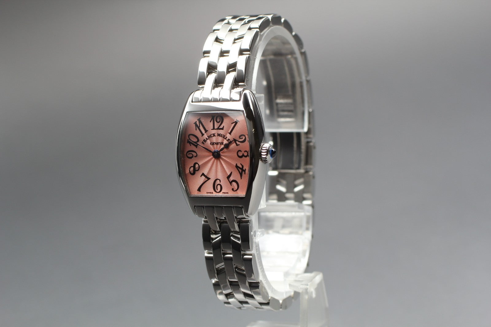 [Exc+5 Box] Franck Muller Tonneau Curvex 2251QZ 22mm Pink Women's  Quartz Watch