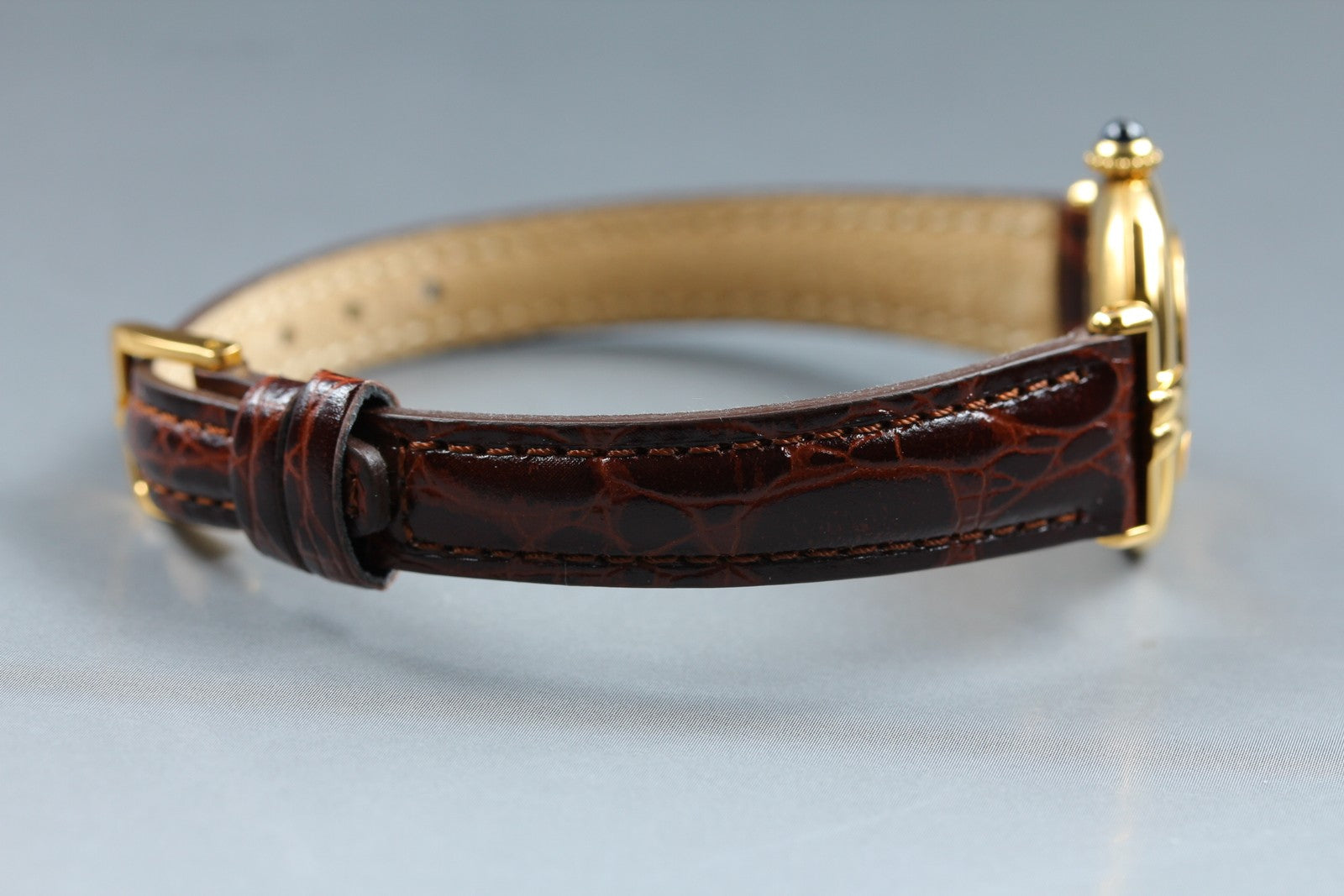 Vintage [Near MINT-] Cartier Must Colisee Vermeil 590002 Women's Quartz Watch