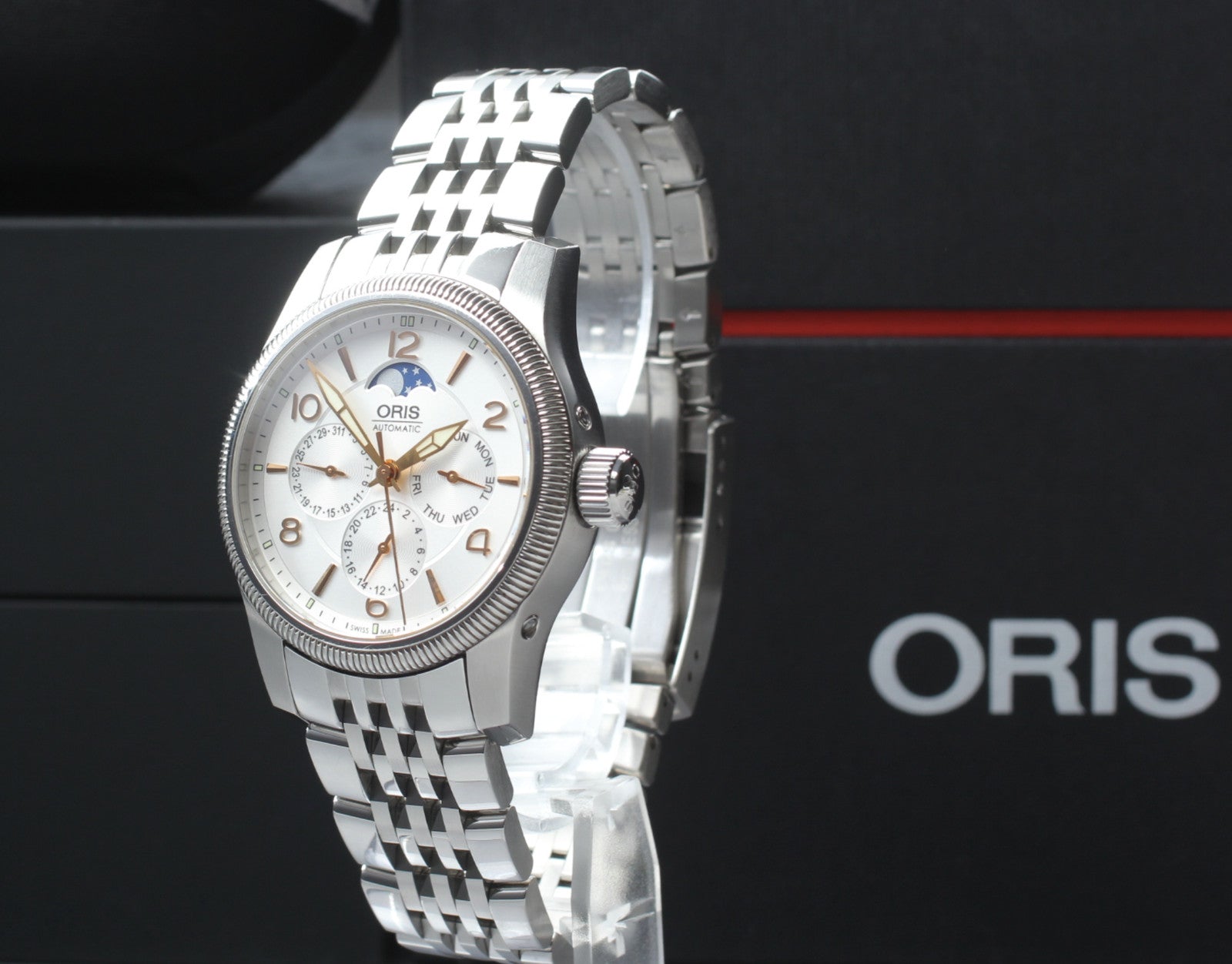 ORIS Big Crown Complication 7627-40 Moon Phase 39mm Automatic Men's Watch [Box]