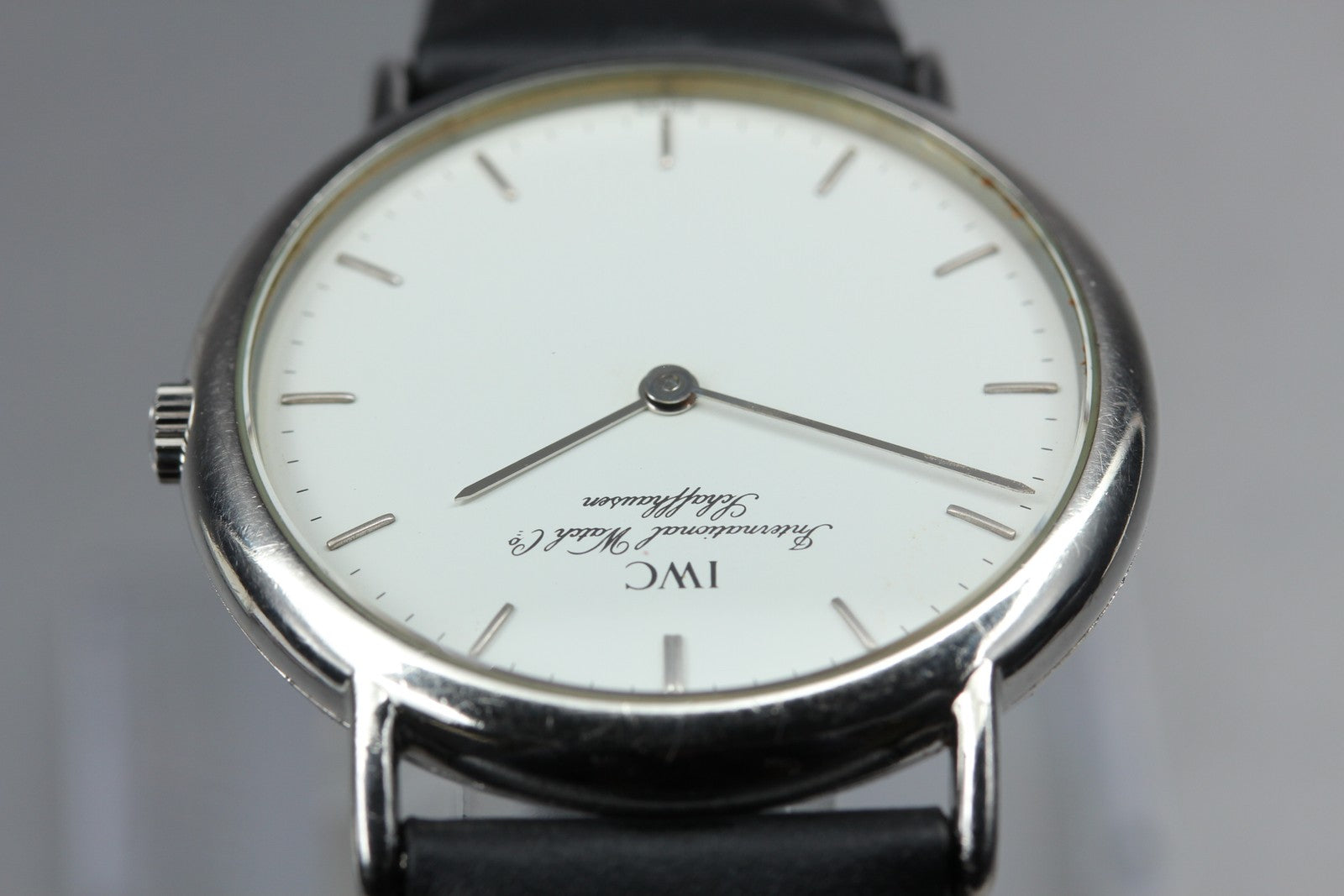 [Overhauled] IWC Portofino 3331 Cal.22105 33mm White Black Quartz Men's Watch