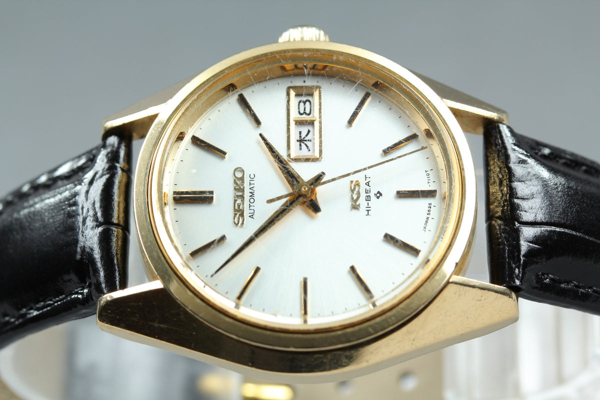 Vintage SEIKO King Seiko KS 5626-7110 Automatic Day/Date Men's Watch 37mm JAPAN